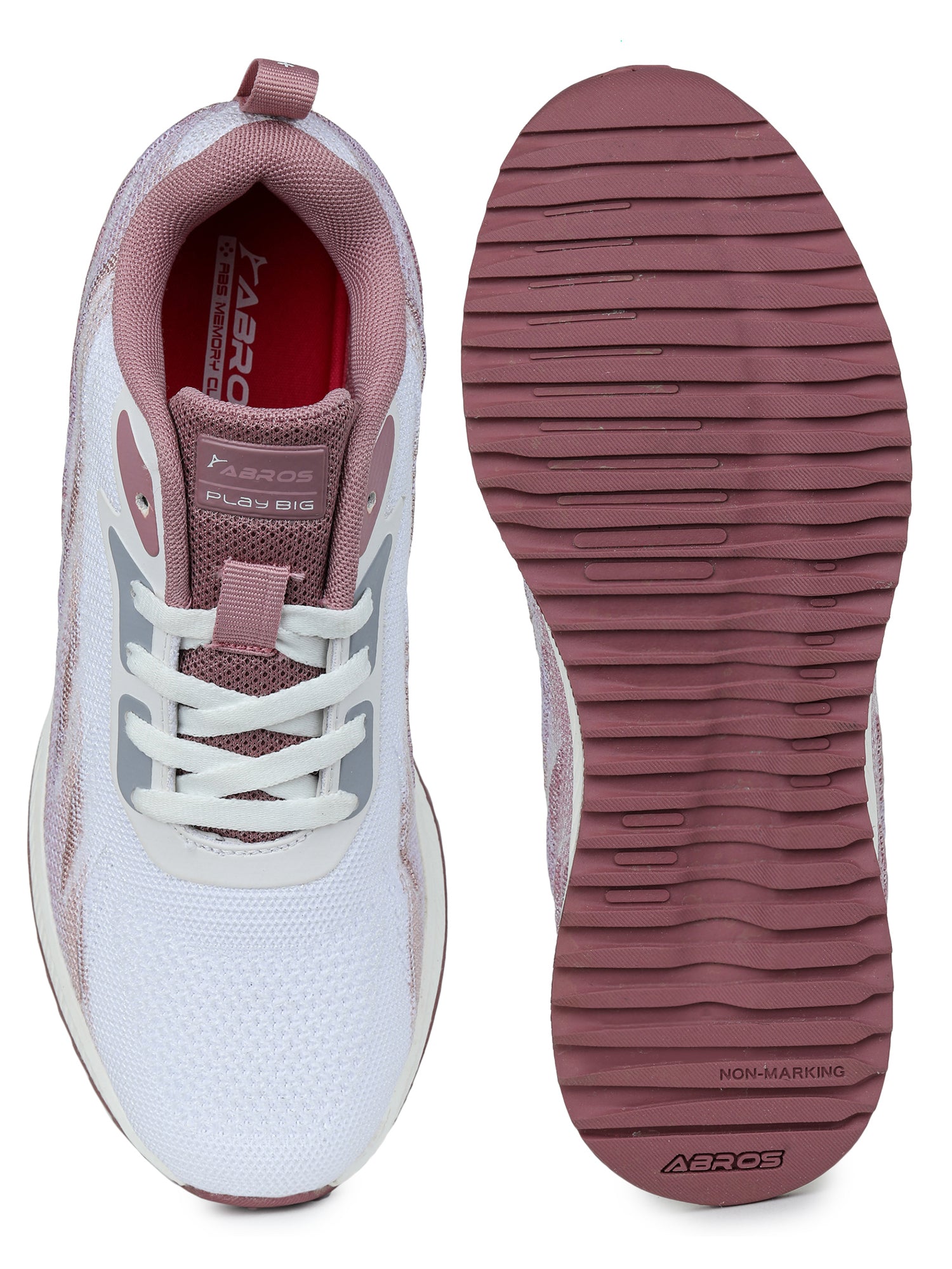 ABROS ELVIRA Running Sports Shoes Breathable Upper Memory Foam Insole Casual Walking & Gym Shoes for Mens