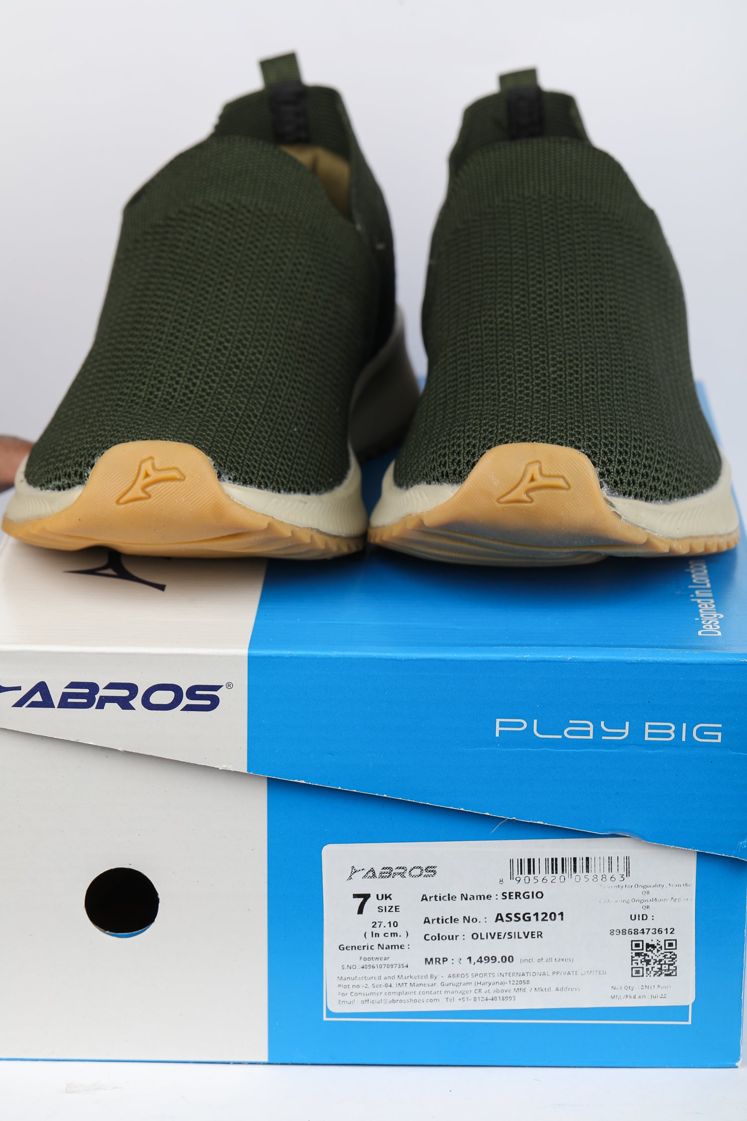 ABROS NIMBUS Walking Shoes – Lightweight, Comfortable Footwear for Daily Walks & Long Hours For Gents