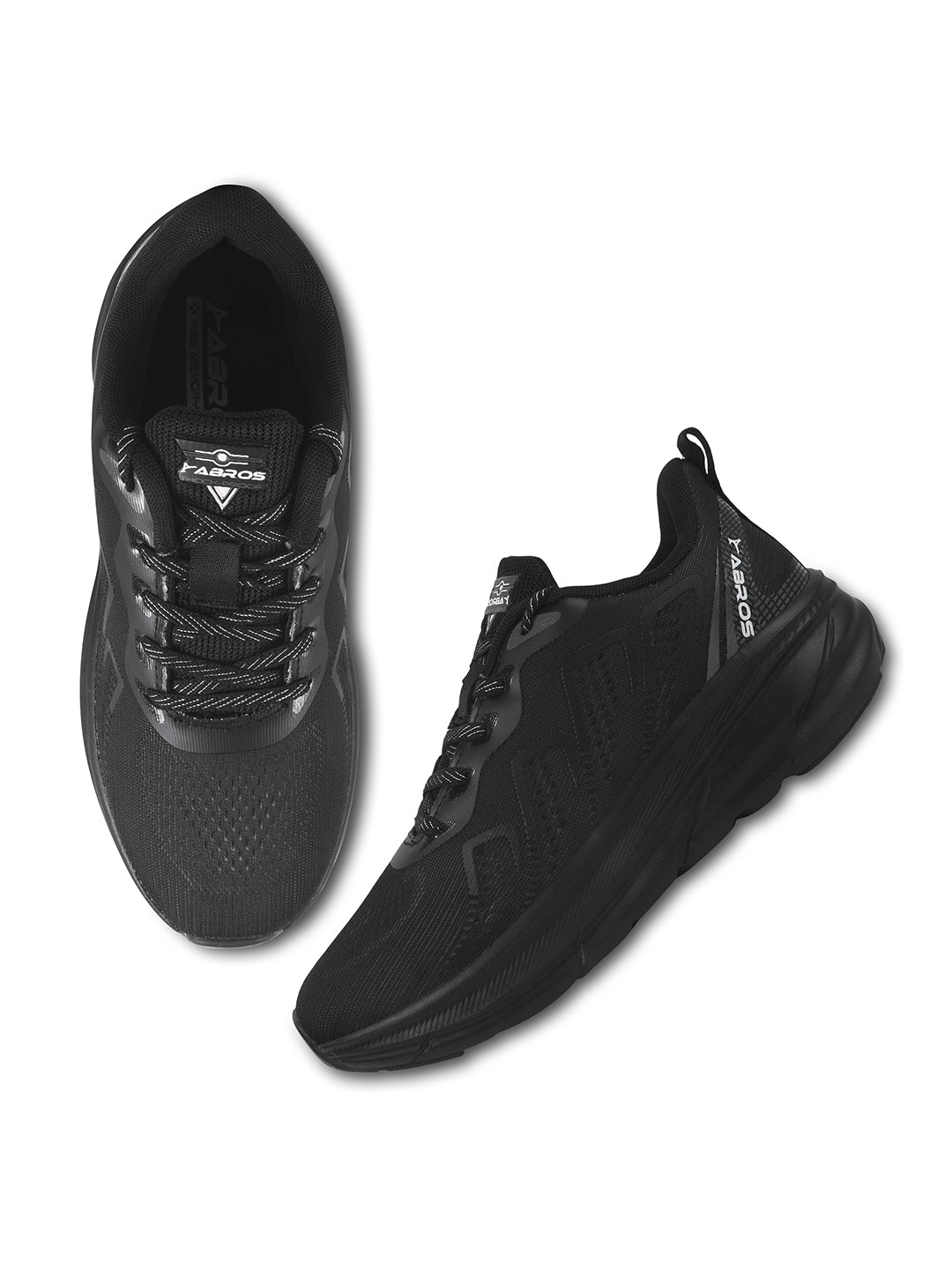 ABROS AURA Running Sports Shoes Breathable Upper Memory Foam Insole Casual Walking & Gym Shoes for Mens