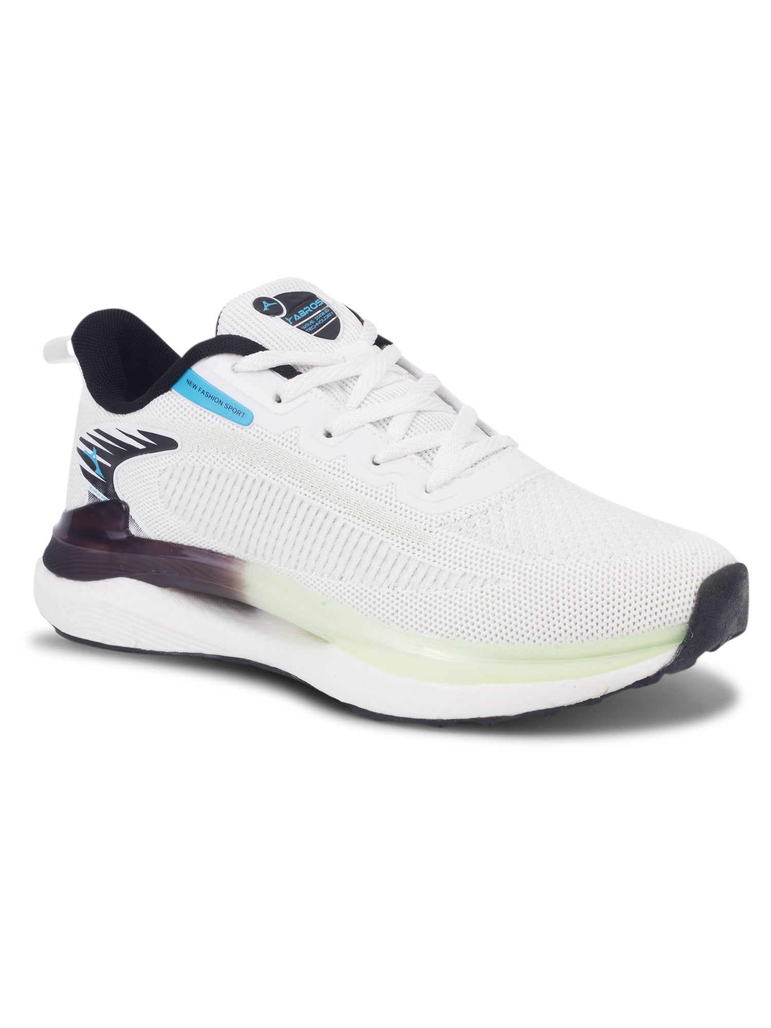 ABROS STEVE Men’s Sports Shoes for Running, Training & Gym | Lightweight Active Footwear for Daily Workout, Fitness & Outdoor Activities Shoes for Mens (SEA MIST/BLACK)