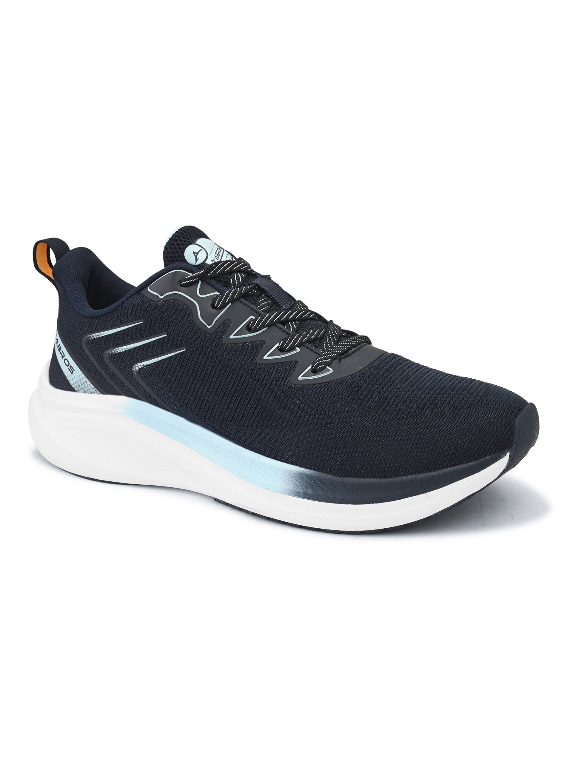 ABROS MIZAR Men’s Sports Shoes for Running, Training & Gym | Lightweight Active Footwear for Daily Workout, Fitness & Outdoor Activities Shoes for Mens (NAVY/ICE BLUE)