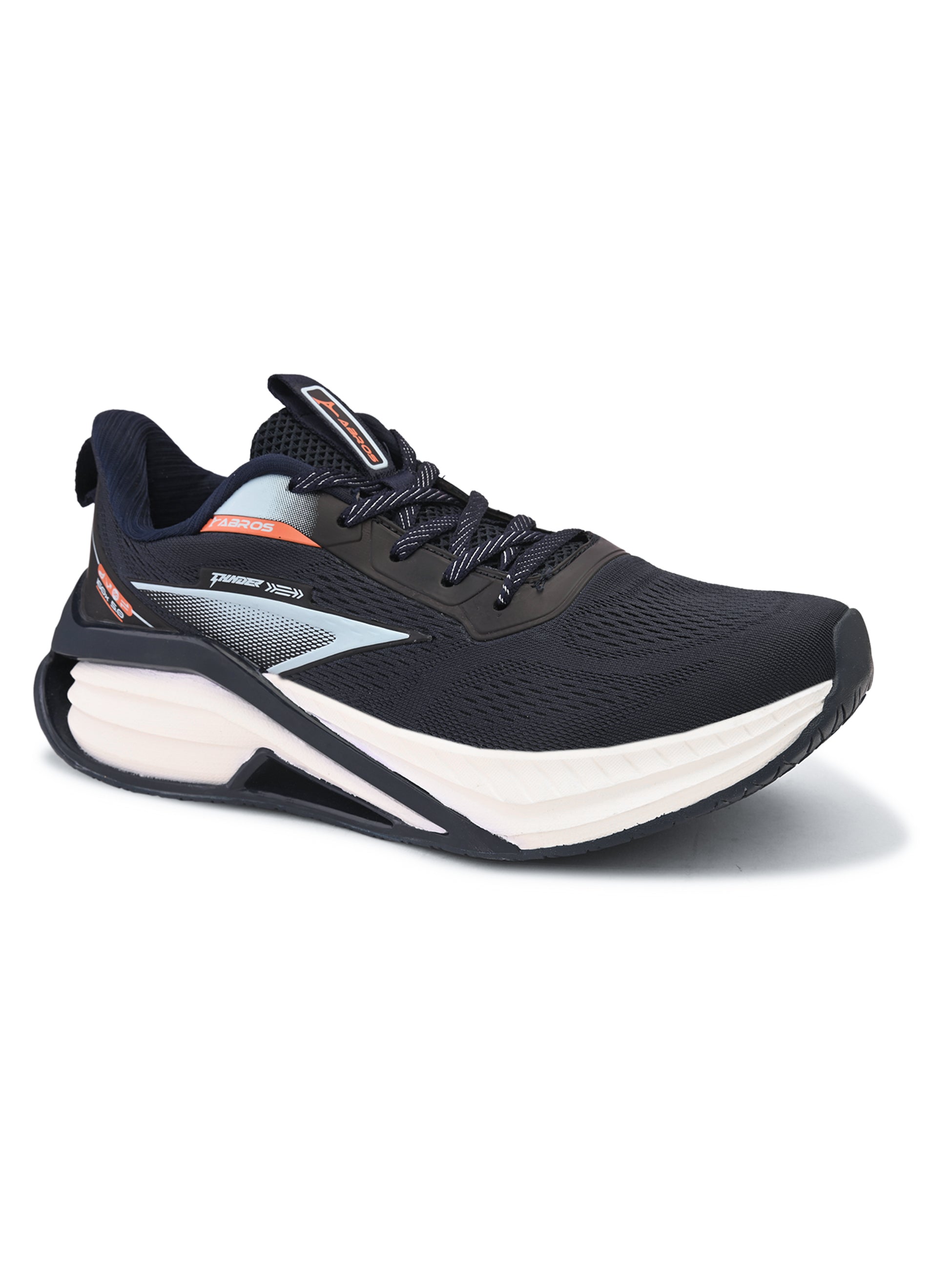 ABROS ERIK Men’s Sports Shoes for Running, Training & Gym | Lightweight Active Footwear for Daily Workout, Fitness & Outdoor Activities Shoes for Mens (NAVY/ICE BLUE)