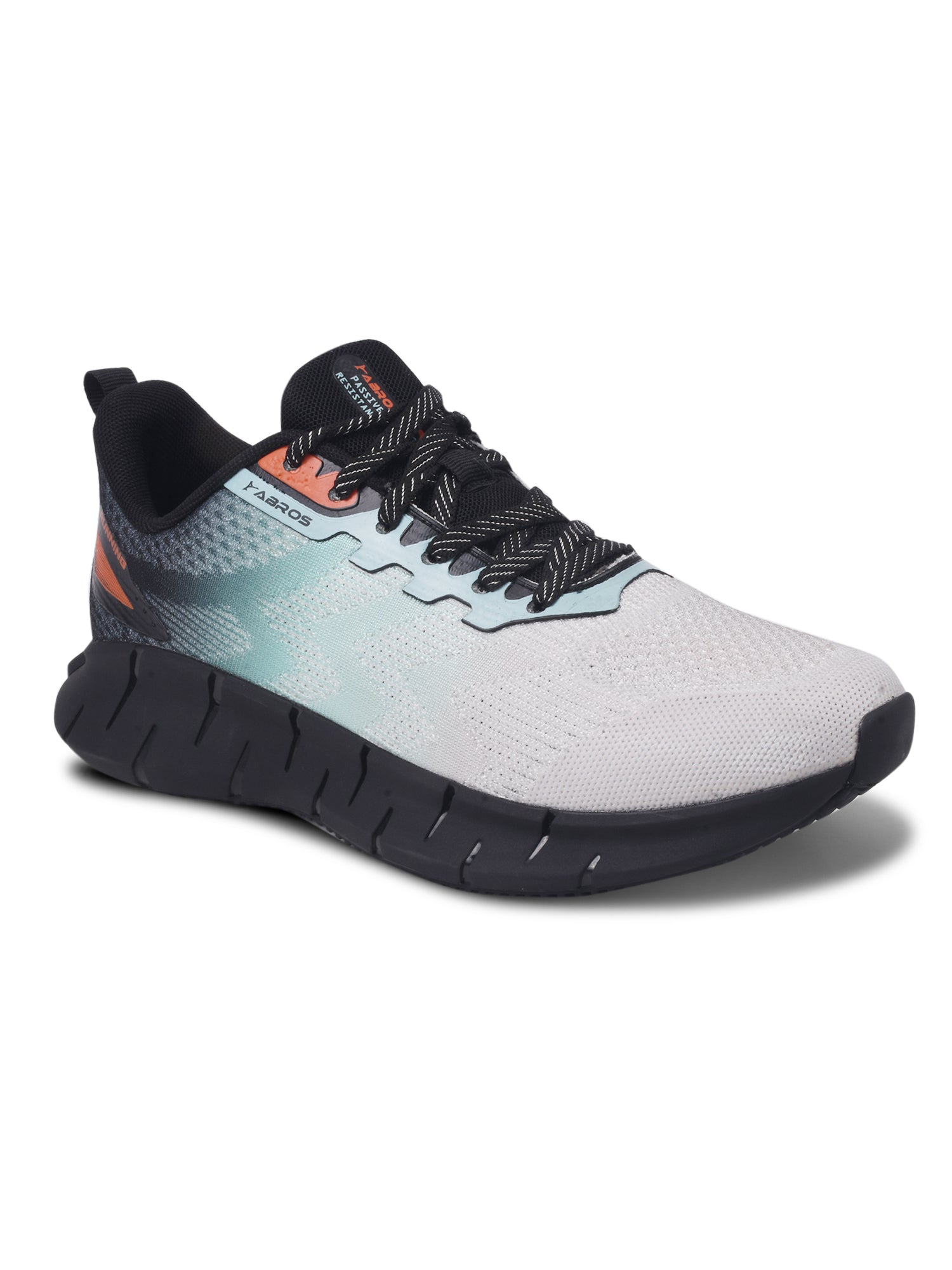 ABROS FRANKEL Men’s Sports Shoes for Running, Training & Gym | Lightweight Active Footwear for Daily Workout, Fitness & Outdoor Activities Shoes for Mens (OFFWHITE/BLACK)