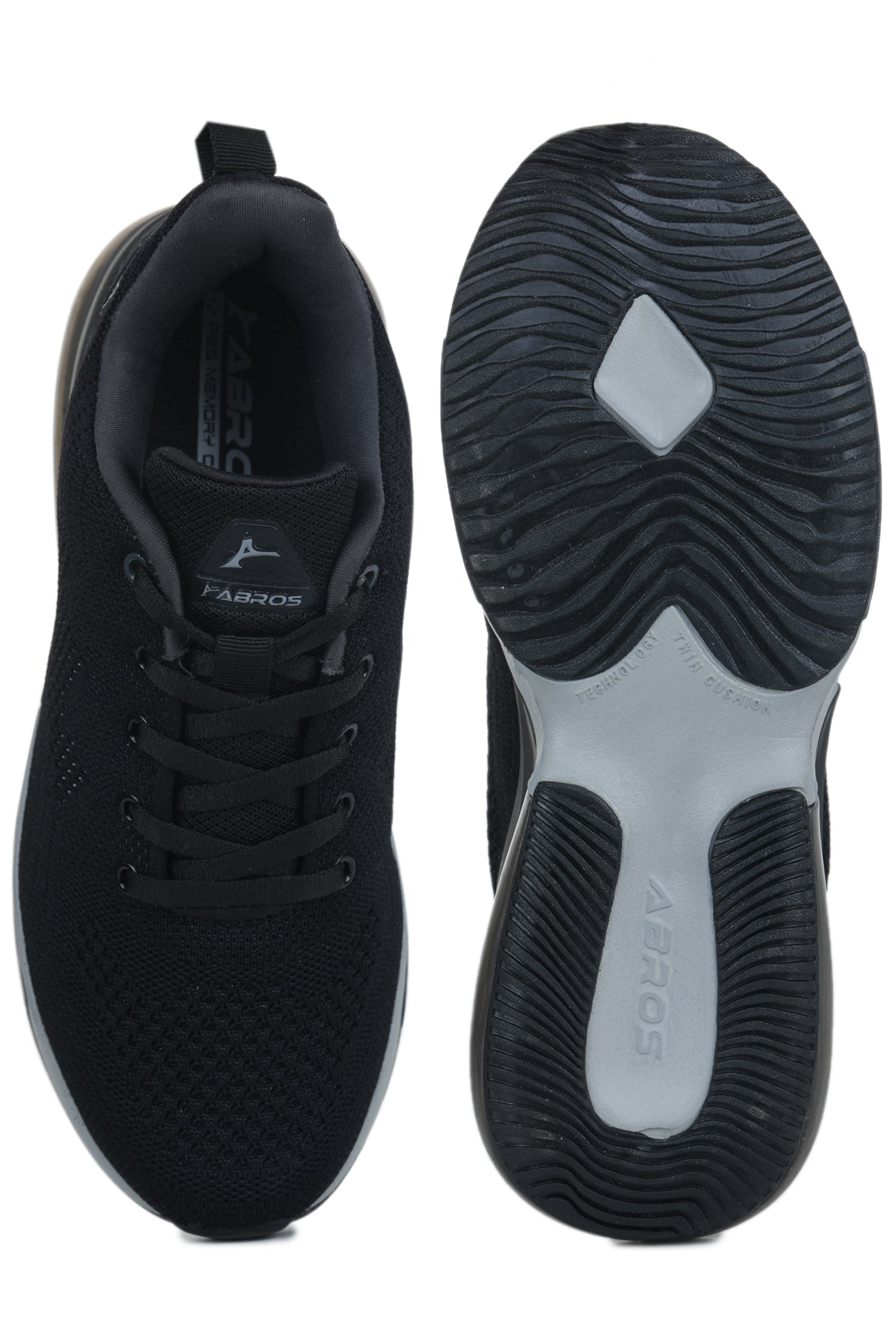 ABROS WICKO Running Sports Shoes Breathable Upper Memory Foam Insole Casual Walking & Gym Shoes for Mens