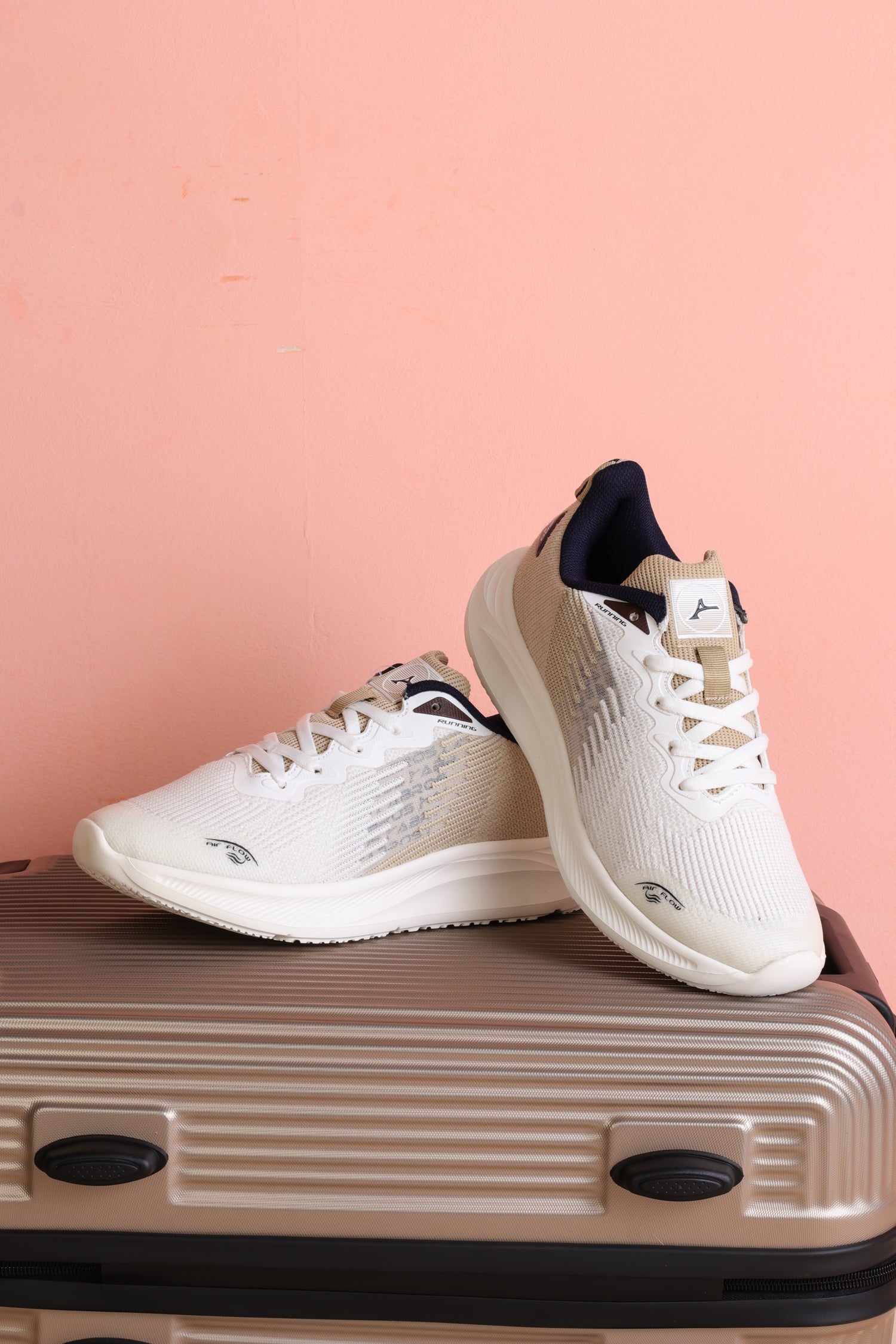 ABROS PLATINUM-ON Running Sports Shoes Breathable Upper Memory Foam Insole Casual Walking & Gym Shoes for Mens