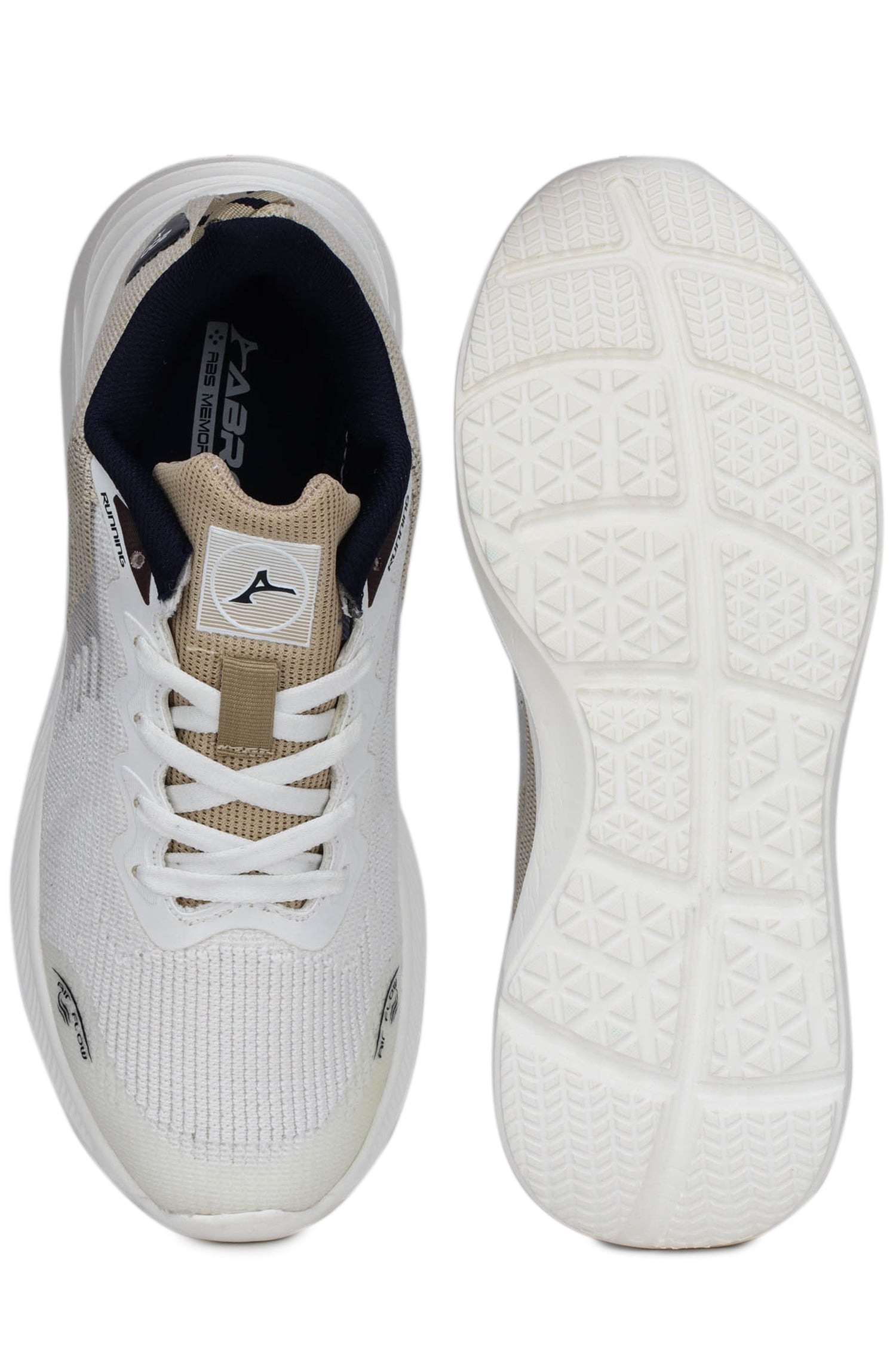 ABROS PLATINUM-ON Running Sports Shoes Breathable Upper Memory Foam Insole Casual Walking & Gym Shoes for Mens