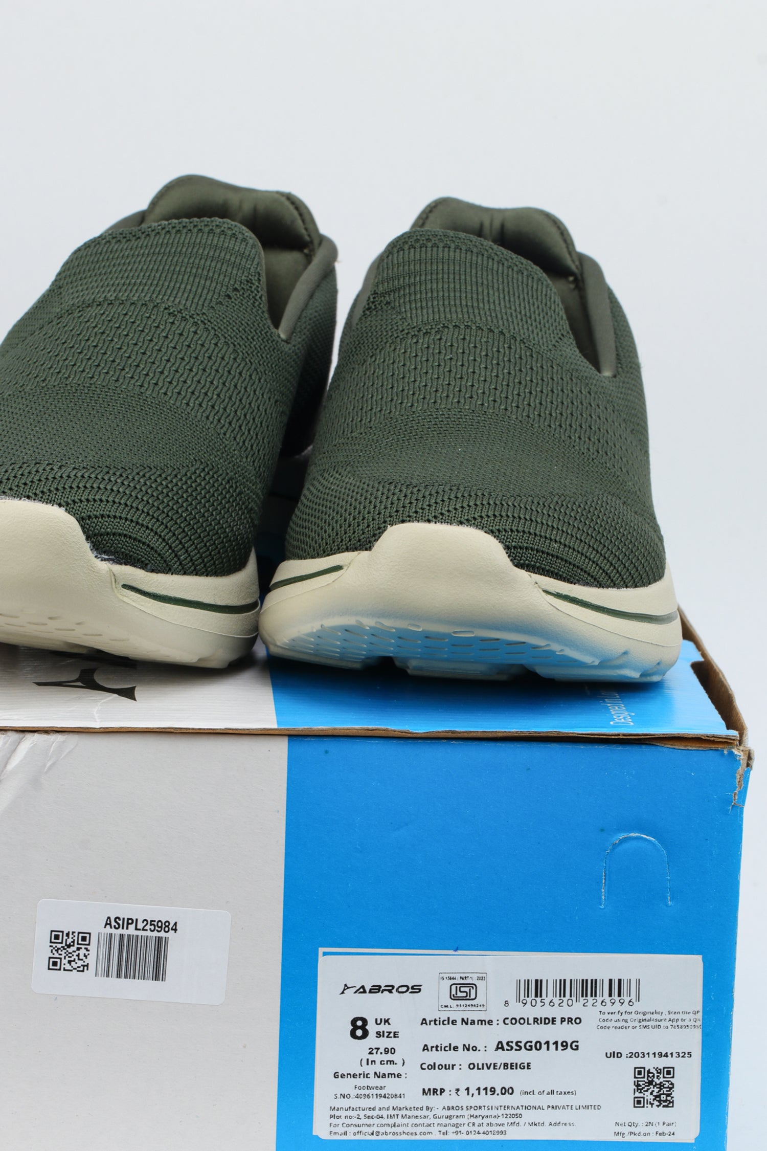 ABROS COOLRIDE PRO Walking Shoes – Lightweight, Comfortable Footwear for Daily Walks & Long Hours For Gents