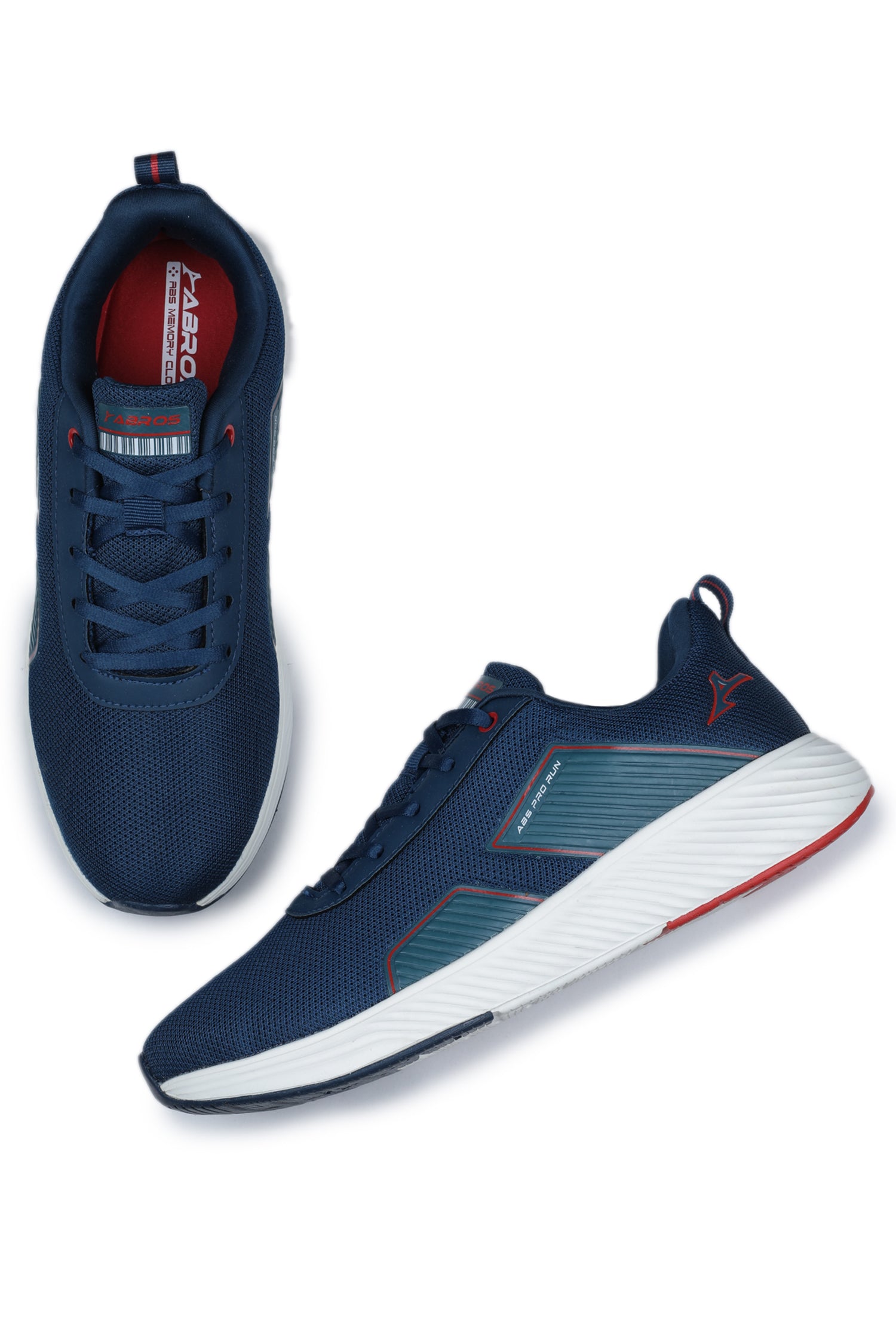 ABROS CLARK Running Sports Shoes Breathable Upper Memory Foam Insole Casual Walking & Gym Shoes for Mens