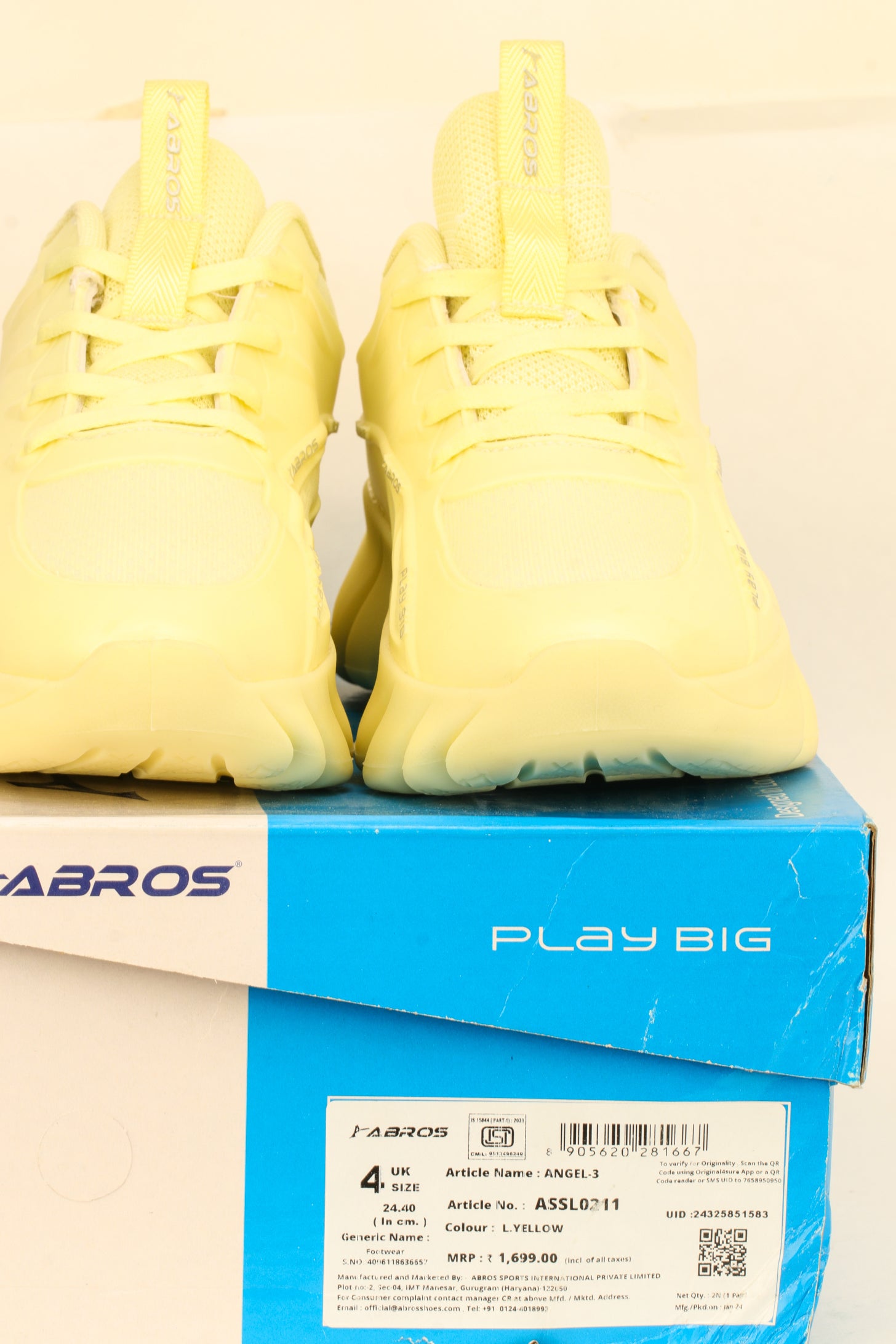 ABROS ANGEL-3 Men’s Sneakers – Sporty Style with All-Day Comfort