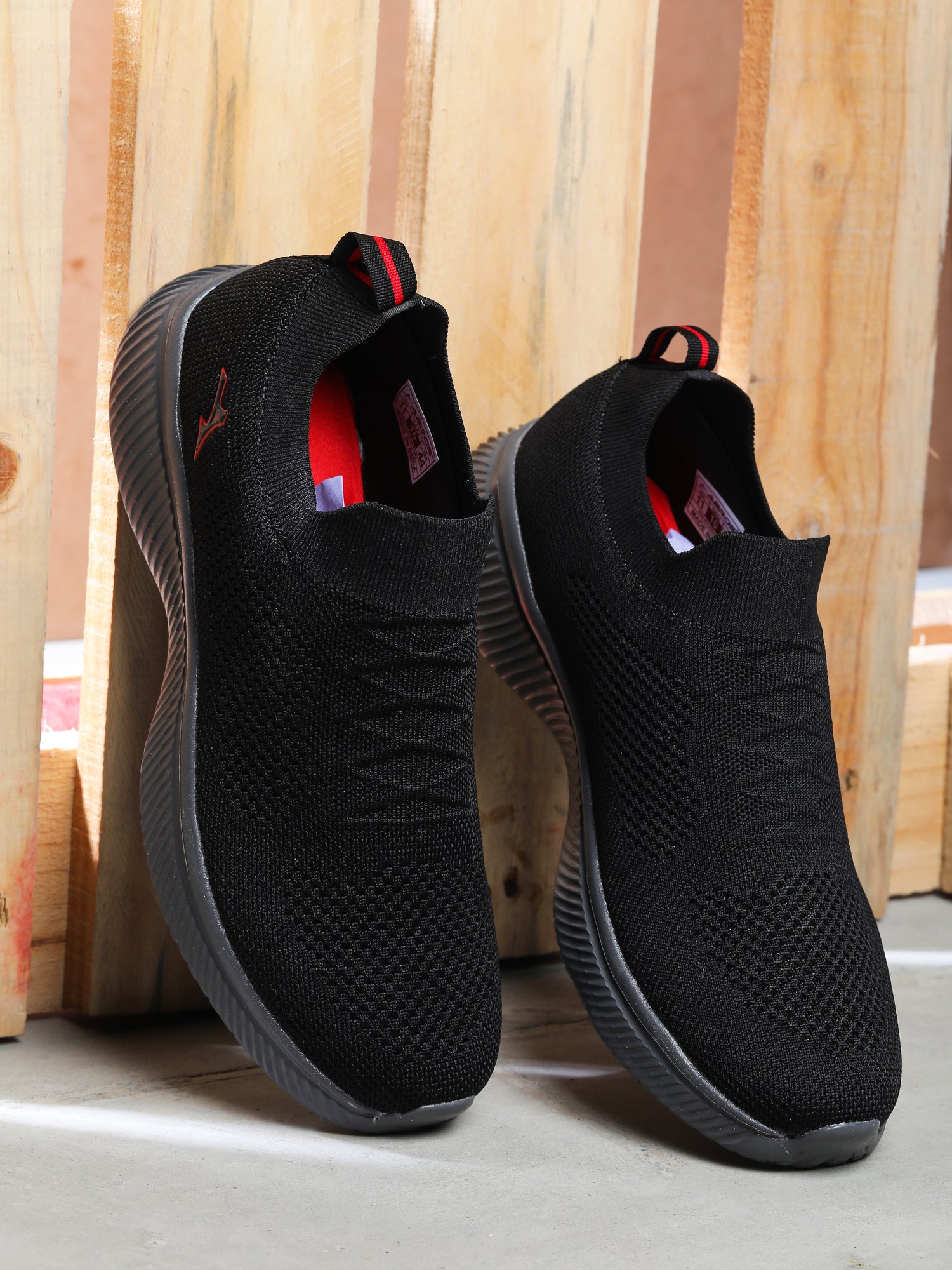 ABROS HARMON Men’s Casual Sneakers for Daily Wear | Stylish Comfortable Shoes for Work, College, Travel & Everyday Outfits | Lightweight Sneakers for Mens (BLACK)