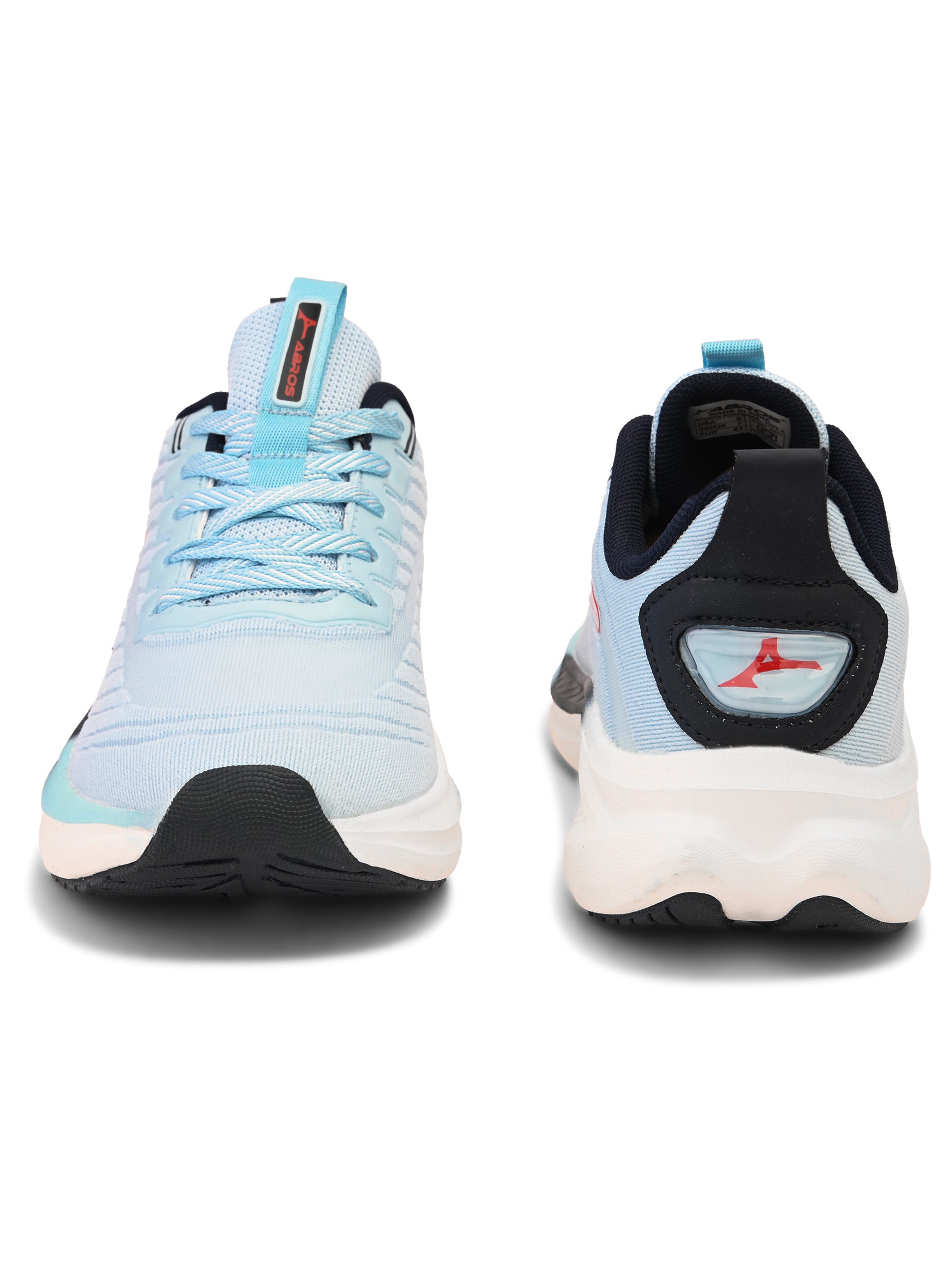 ABROS RACCOON Men’s Sports Shoes for Running, Training & Gym | Lightweight Active Footwear for Daily Workout, Fitness & Outdoor Activities Shoes for Mens (ICE BLUE/NAVY)