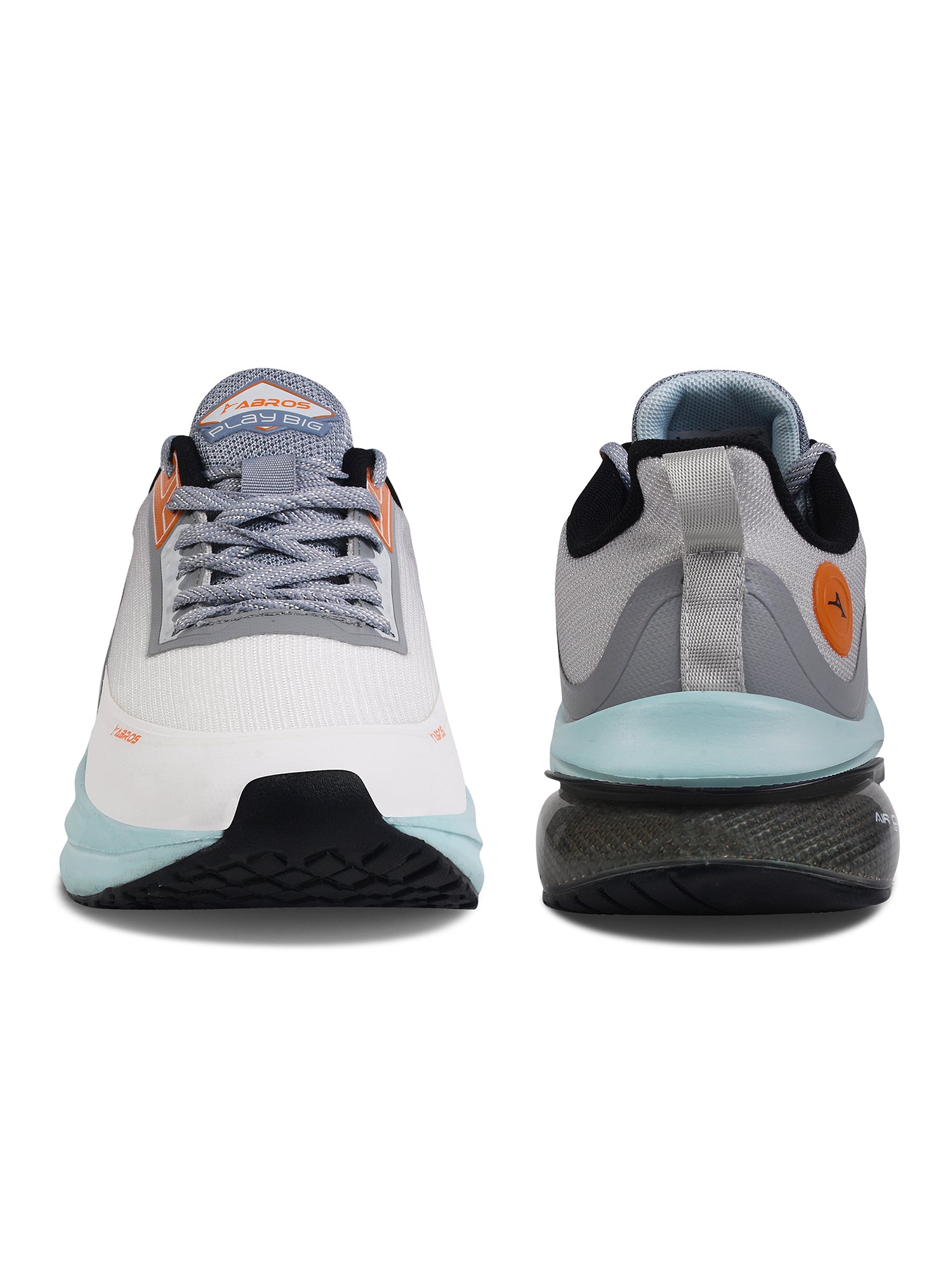 ABROS LUFFY Men’s Sports Shoes for Running, Training & Gym | Lightweight Active Footwear for Daily Workout, Fitness & Outdoor Activities Shoes for Mens (OFFWHITE/L.GREY)