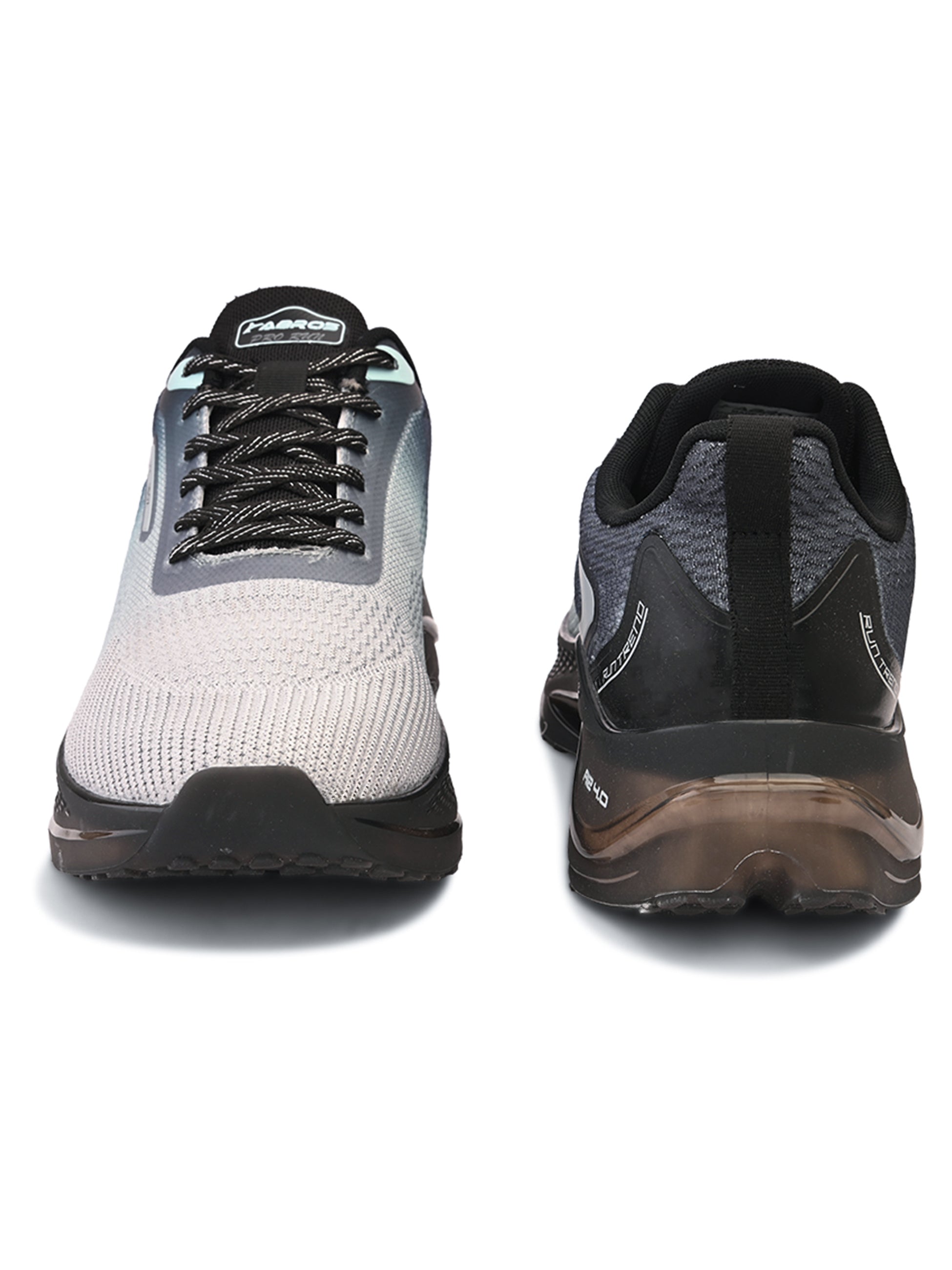 ABROS GAMORA Men’s Sports Shoes for Running, Training & Gym | Lightweight Active Footwear for Daily Workout, Fitness & Outdoor Activities Shoes for Mens (L.GREY/BLACK)