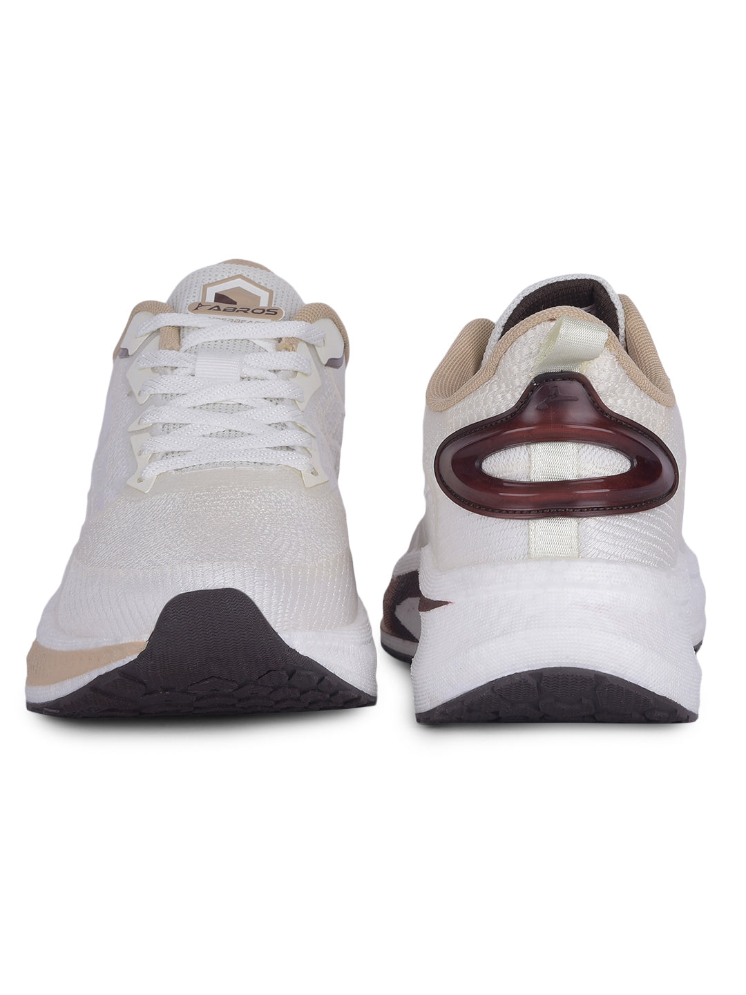 ABROS SOLAR-O Men’s Sports Shoes for Running, Training & Gym | Lightweight Active Footwear for Daily Workout, Fitness & Outdoor Activities Shoes for Mens (CREAM/BROWN)