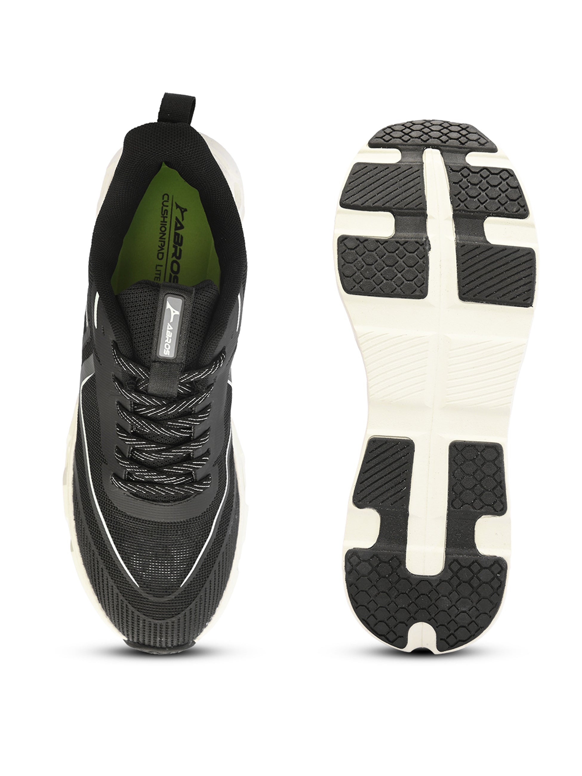 ABROS LIAM Men’s Sports Shoes for Running, Training & Gym | Lightweight Active Footwear for Daily Workout, Fitness & Outdoor Activities Shoes for Mens (BLACK/MIST)