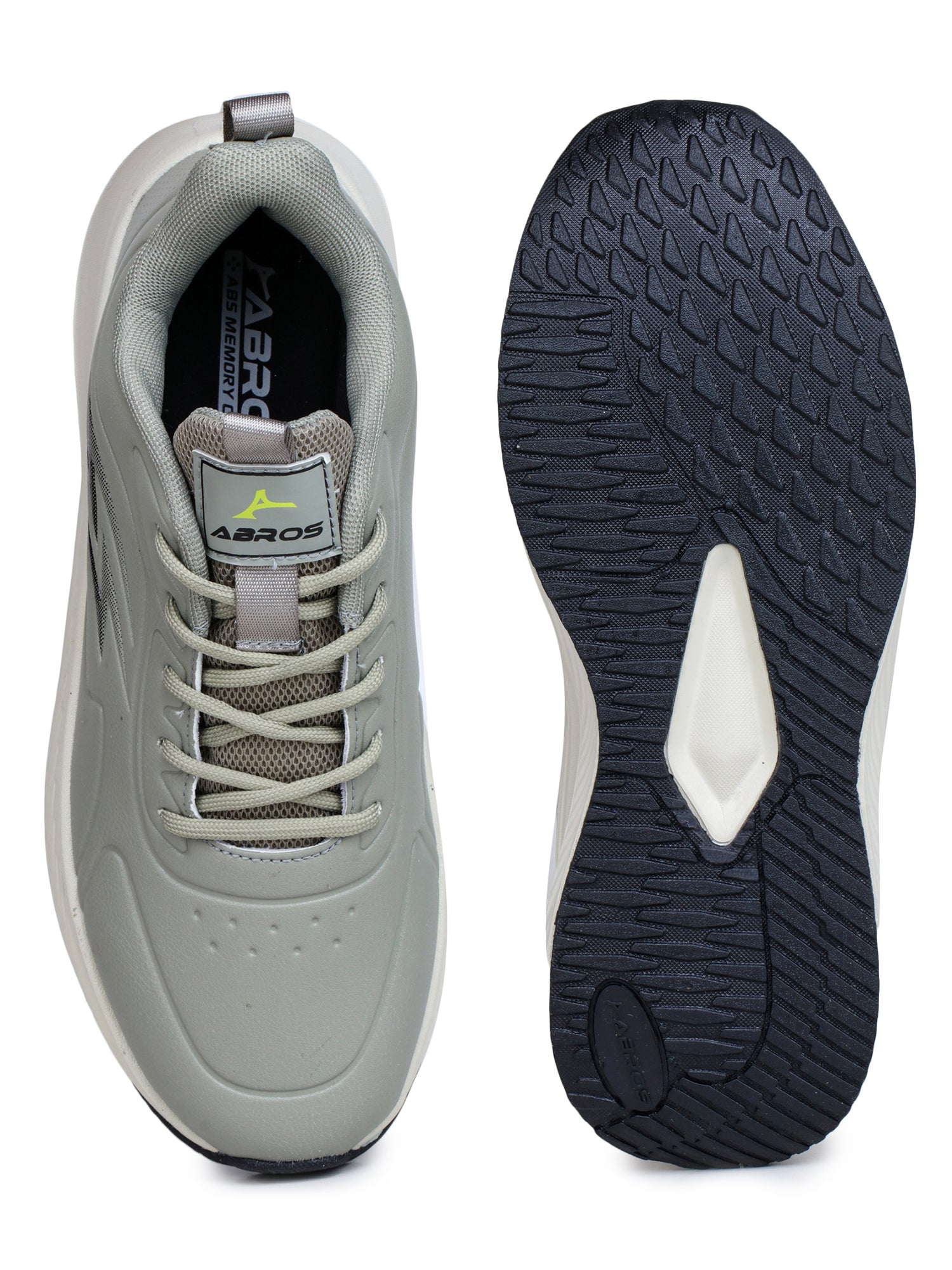 ABROS EZRA Men’s Sports Shoes for Running, Training & Gym | Lightweight Active Footwear for Daily Workout, Fitness & Outdoor Activities Shoes for Mens (OLIVE/BLACK)