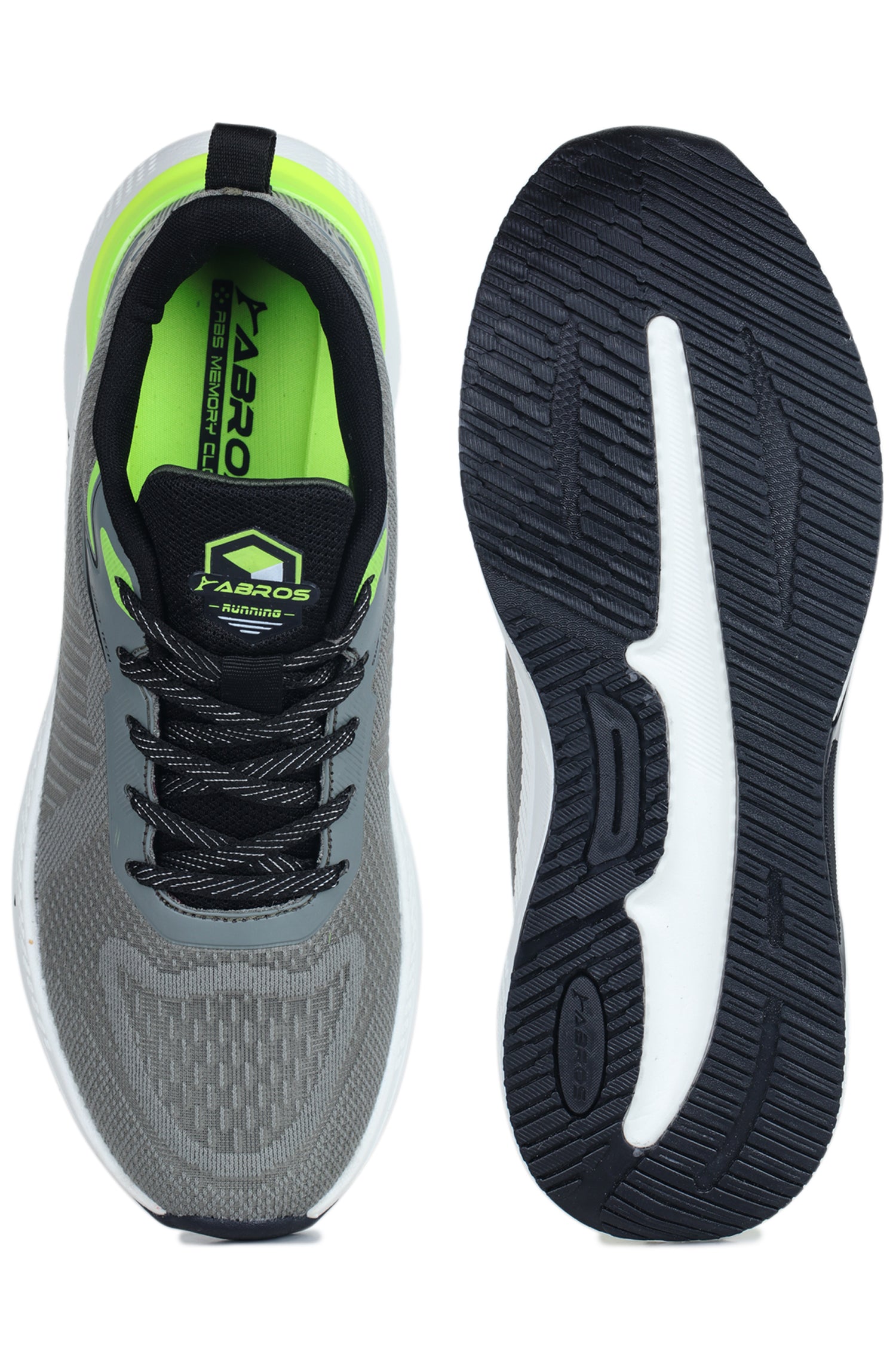 ABROS CYBRO Men’s Sports Shoes for Running, Training & Gym | Lightweight Active Footwear for Daily Workout, Fitness & Outdoor Activities Shoes for Mens (OLIVE/BLACK)