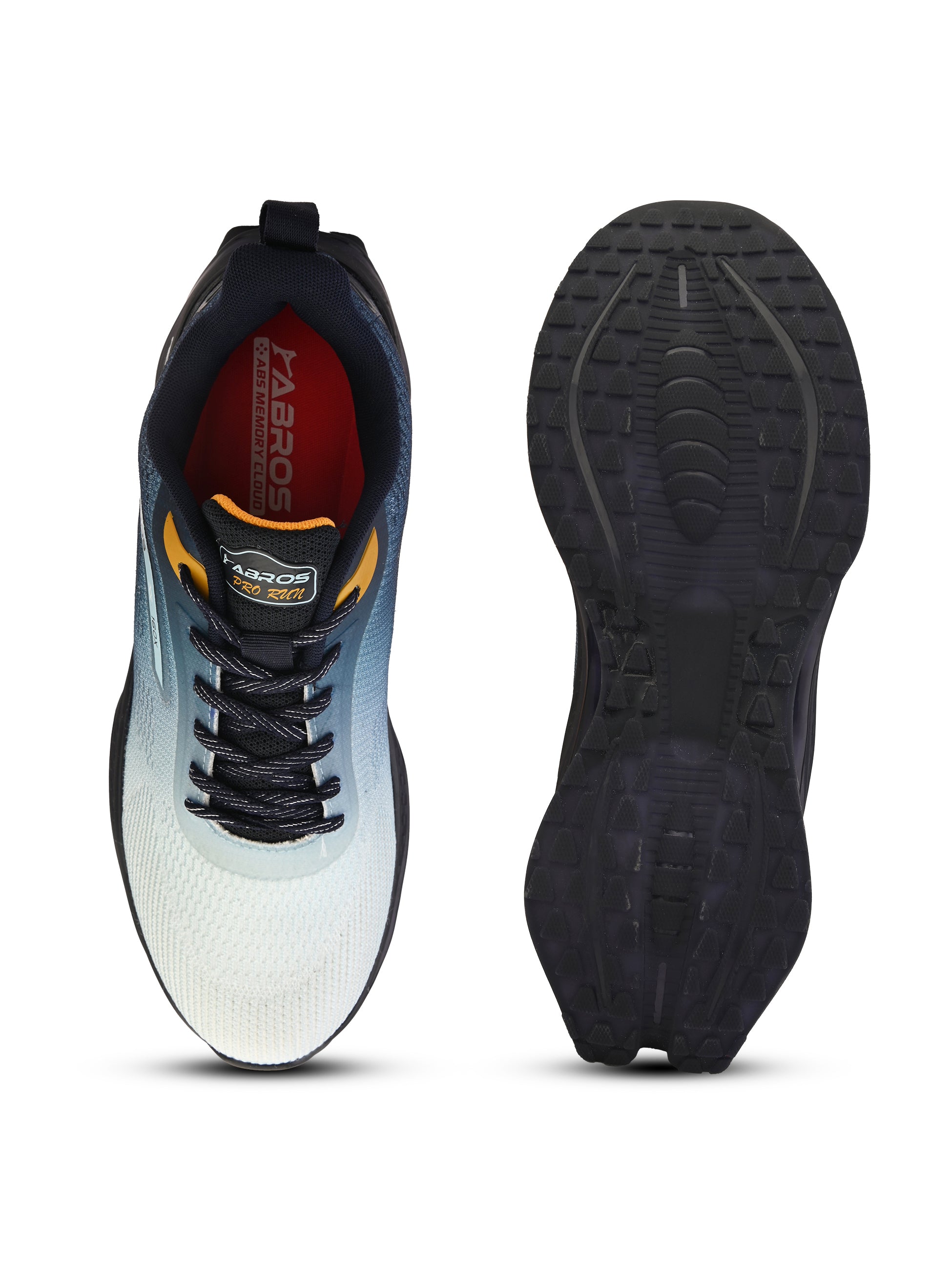 ABROS GAMORA Men’s Sports Shoes for Running, Training & Gym | Lightweight Active Footwear for Daily Workout, Fitness & Outdoor Activities Shoes for Mens (ICE BLUE/NAVY)