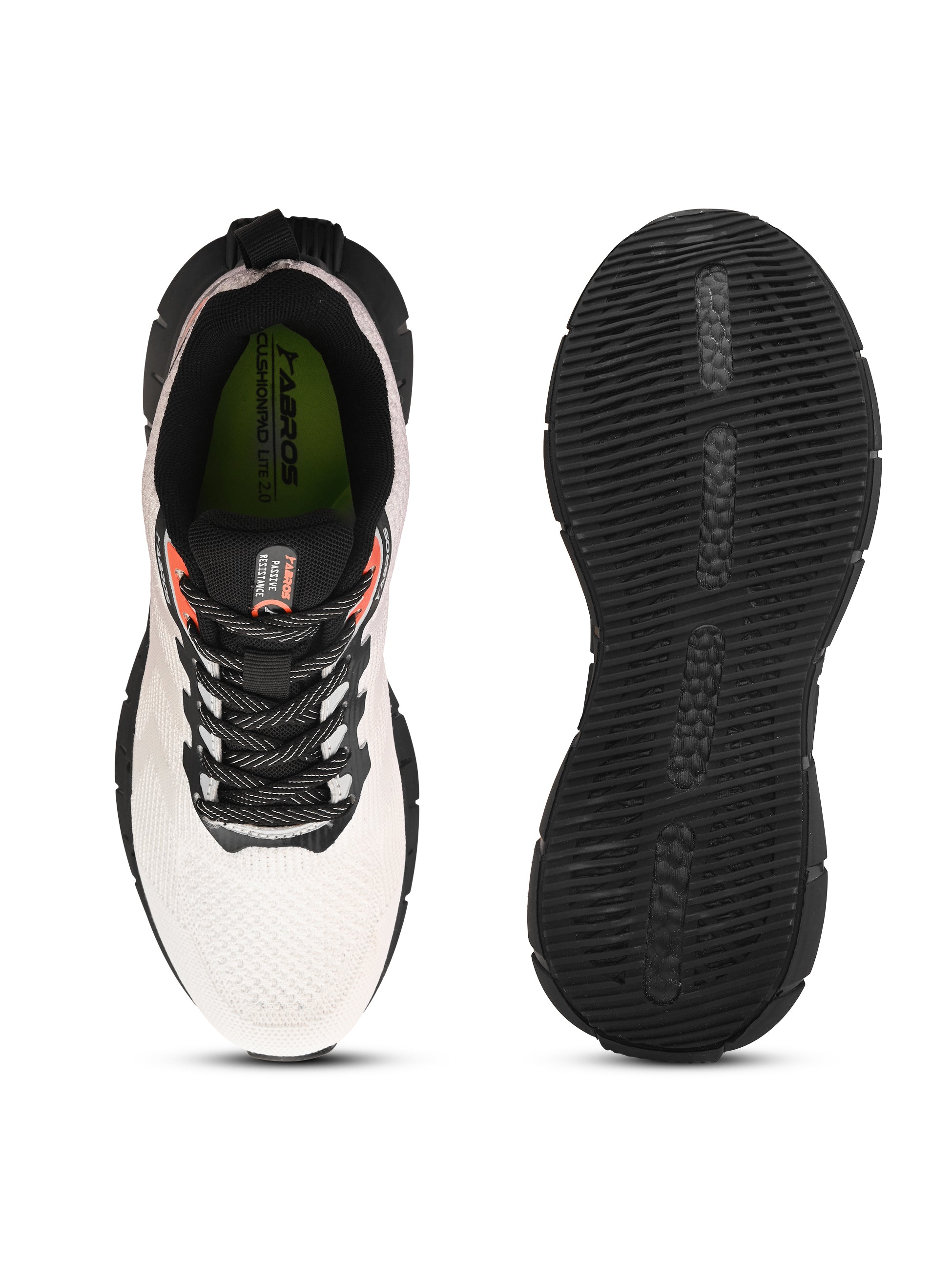 ABROS FRANKEL Men’s Sports Shoes for Running, Training & Gym | Lightweight Active Footwear for Daily Workout, Fitness & Outdoor Activities Shoes for Mens (L.GREY/BLACK)