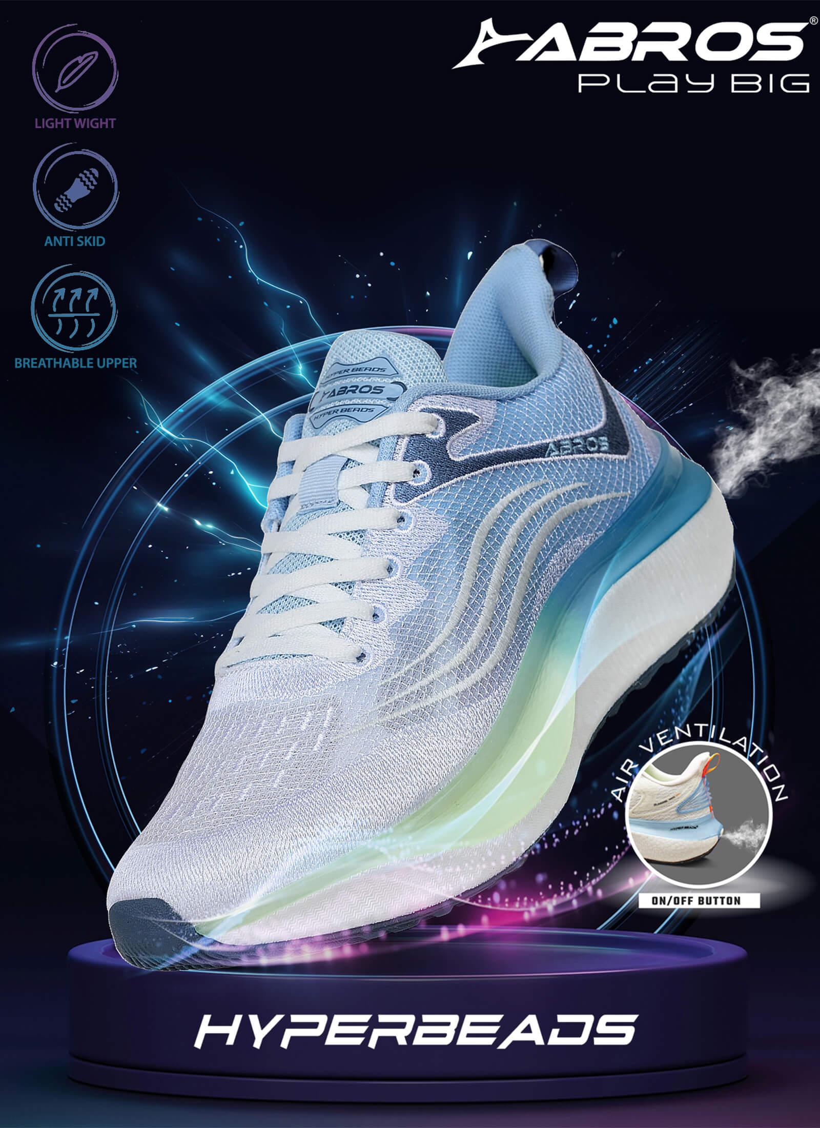 Herris Hyper Fuse Sports Shoes For Men