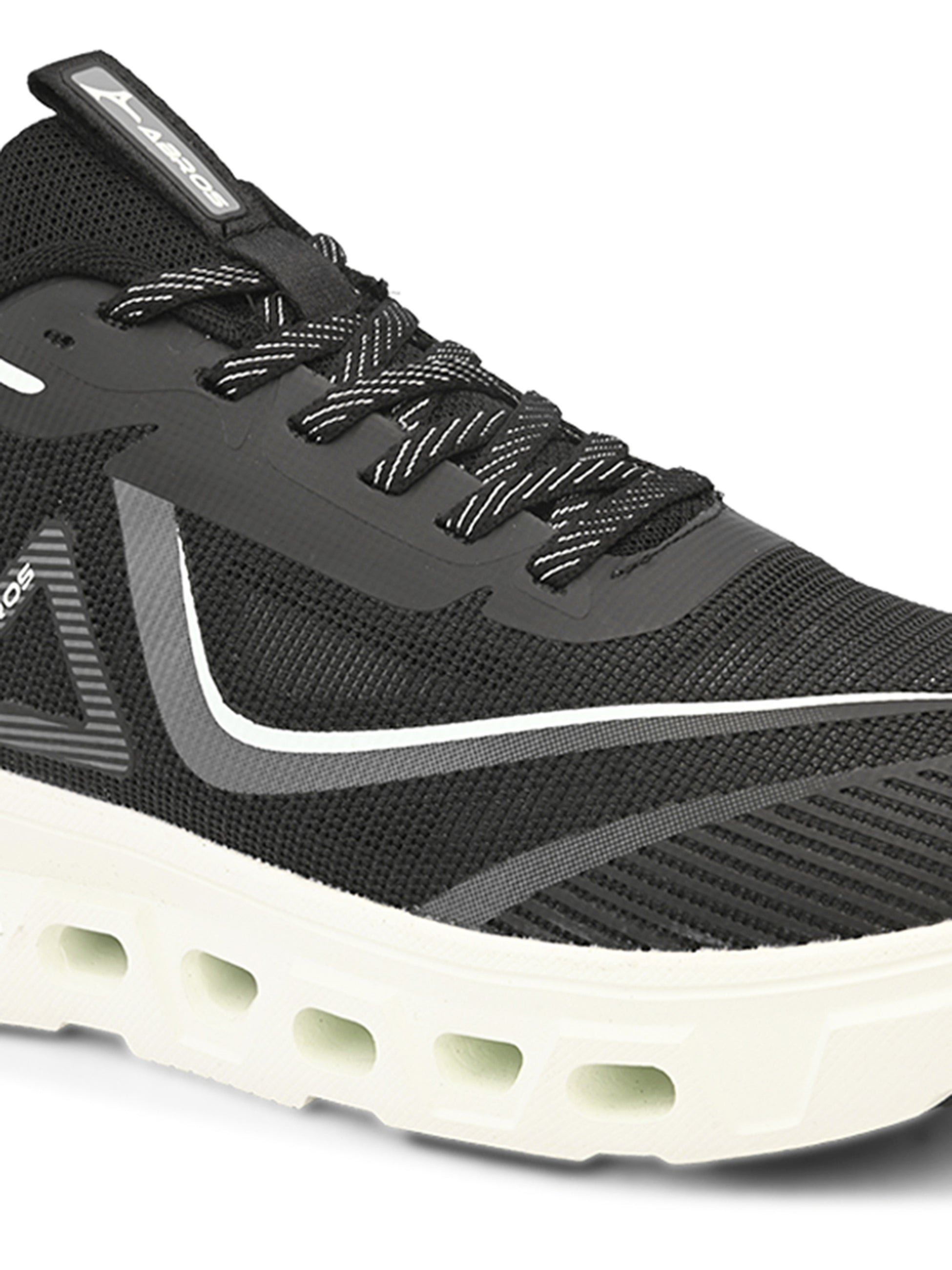 ABROS LIAM Men’s Sports Shoes for Running, Training & Gym | Lightweight Active Footwear for Daily Workout, Fitness & Outdoor Activities Shoes for Mens (BLACK/MIST)