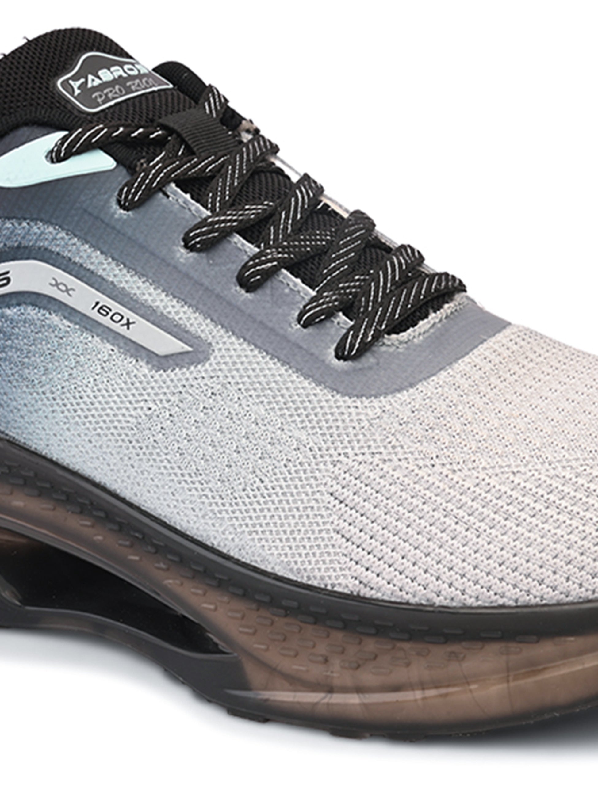 ABROS GAMORA Men’s Sports Shoes for Running, Training & Gym | Lightweight Active Footwear for Daily Workout, Fitness & Outdoor Activities Shoes for Mens (L.GREY/BLACK)