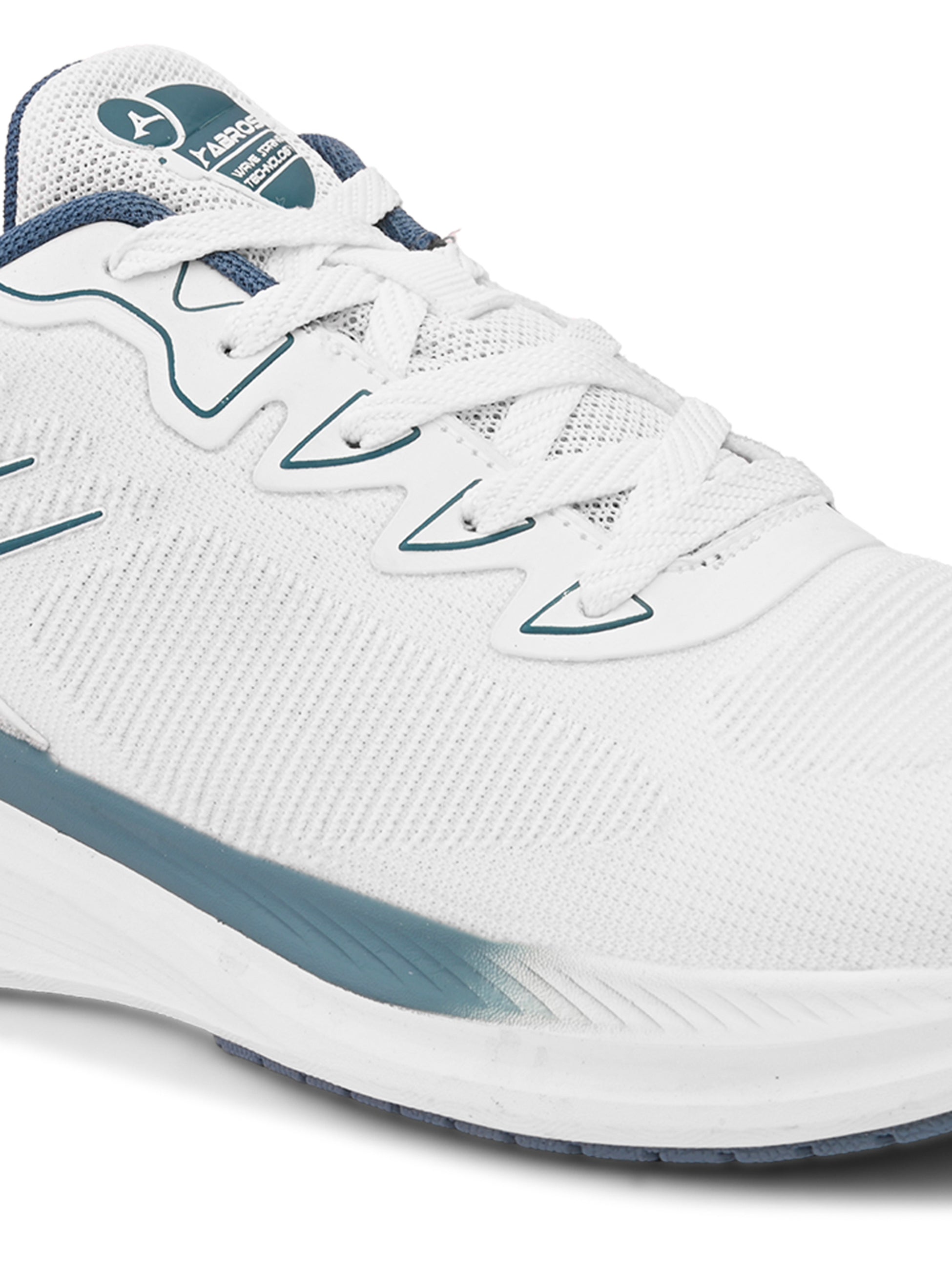 ABROS MIZAR Men’s Sports Shoes for Running, Training & Gym | Lightweight Active Footwear for Daily Workout, Fitness & Outdoor Activities Shoes for Mens (WHITE/R.SLATE)