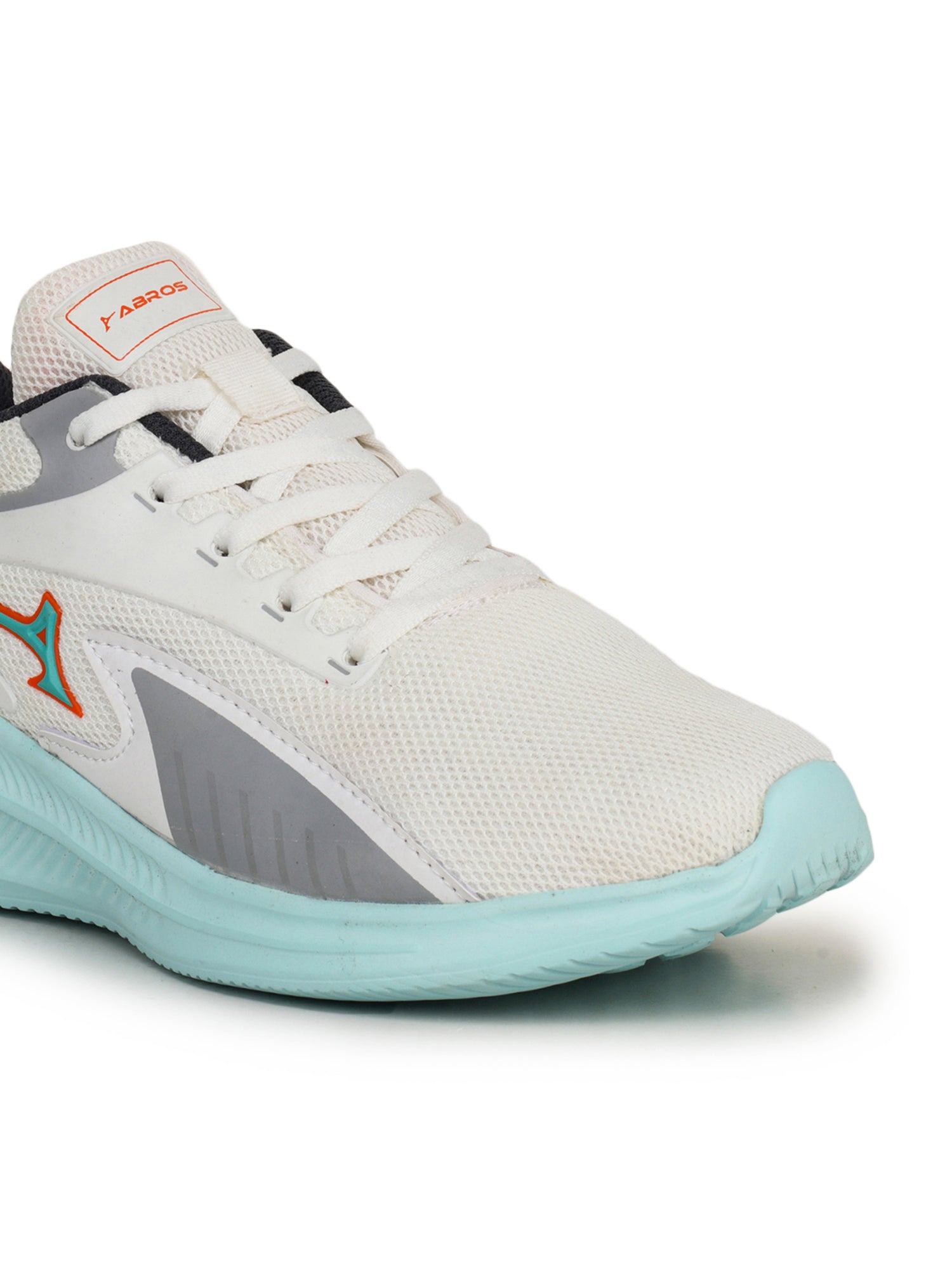 ABROS FROSTBITE Men’s Sports Shoes for Running, Training & Gym | Lightweight Active Footwear for Daily Workout, Fitness & Outdoor Activities Shoes for Mens (OFFWHITE/MINT)