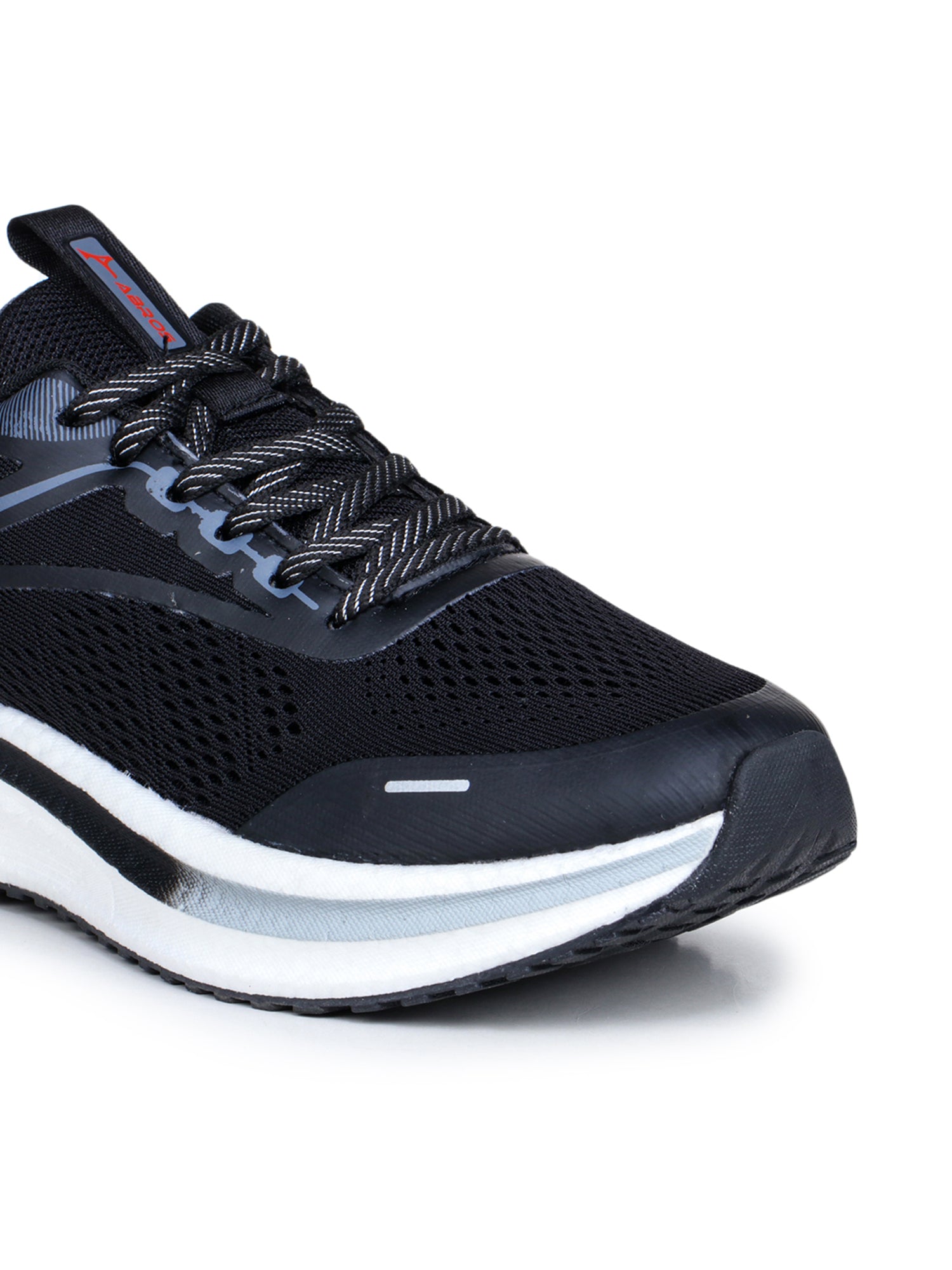ABROS ZYRO Men’s Sports Shoes for Running, Training & Gym | Lightweight Active Footwear for Daily Workout, Fitness & Outdoor Activities Shoes for Mens (BLACK/D.GREY)