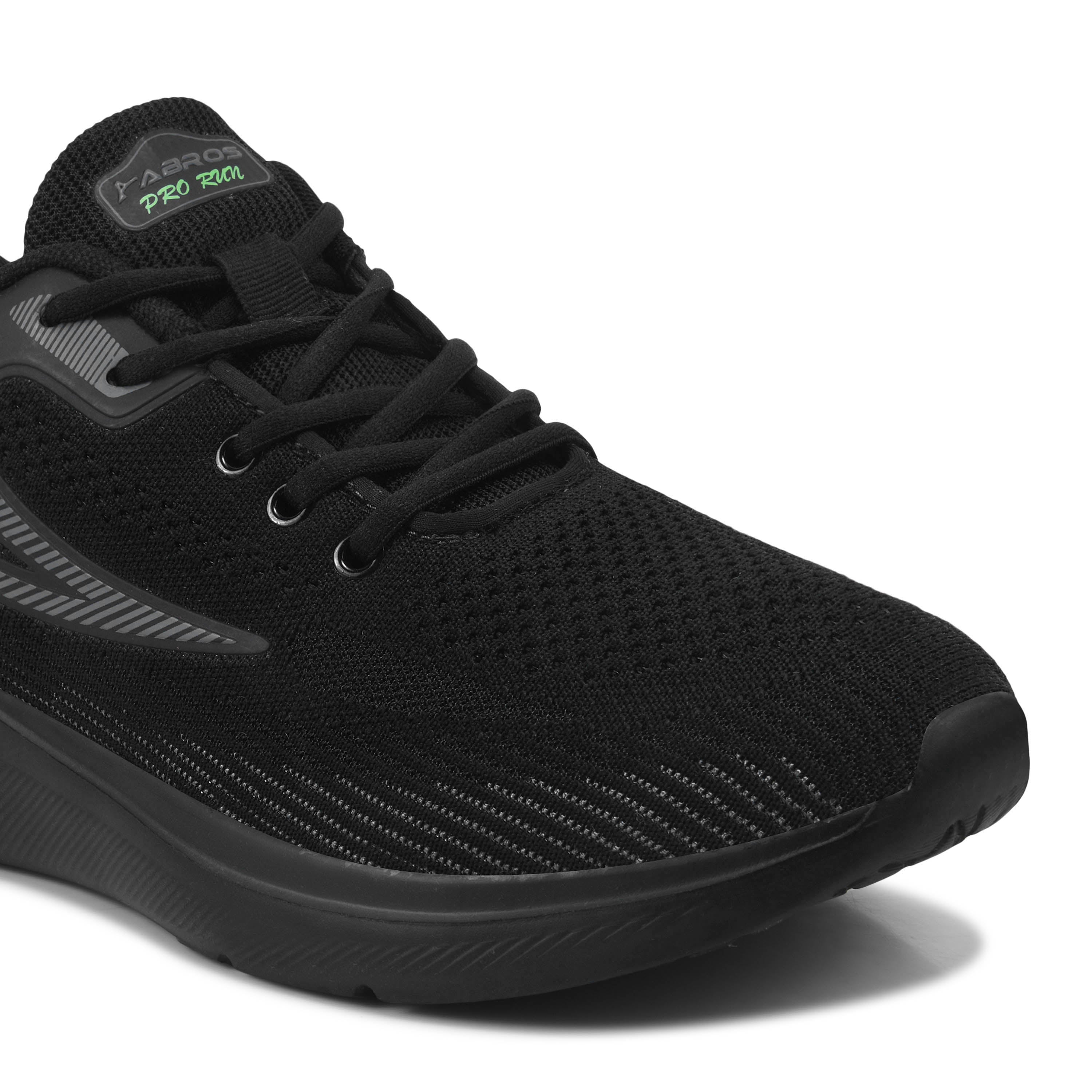 ABROS HUMOR Men’s Sports Shoes for Running, Training & Gym | Lightweight Active Footwear for Daily Workout, Fitness & Outdoor Activities Shoes for Mens (BLACK/D.GREY)