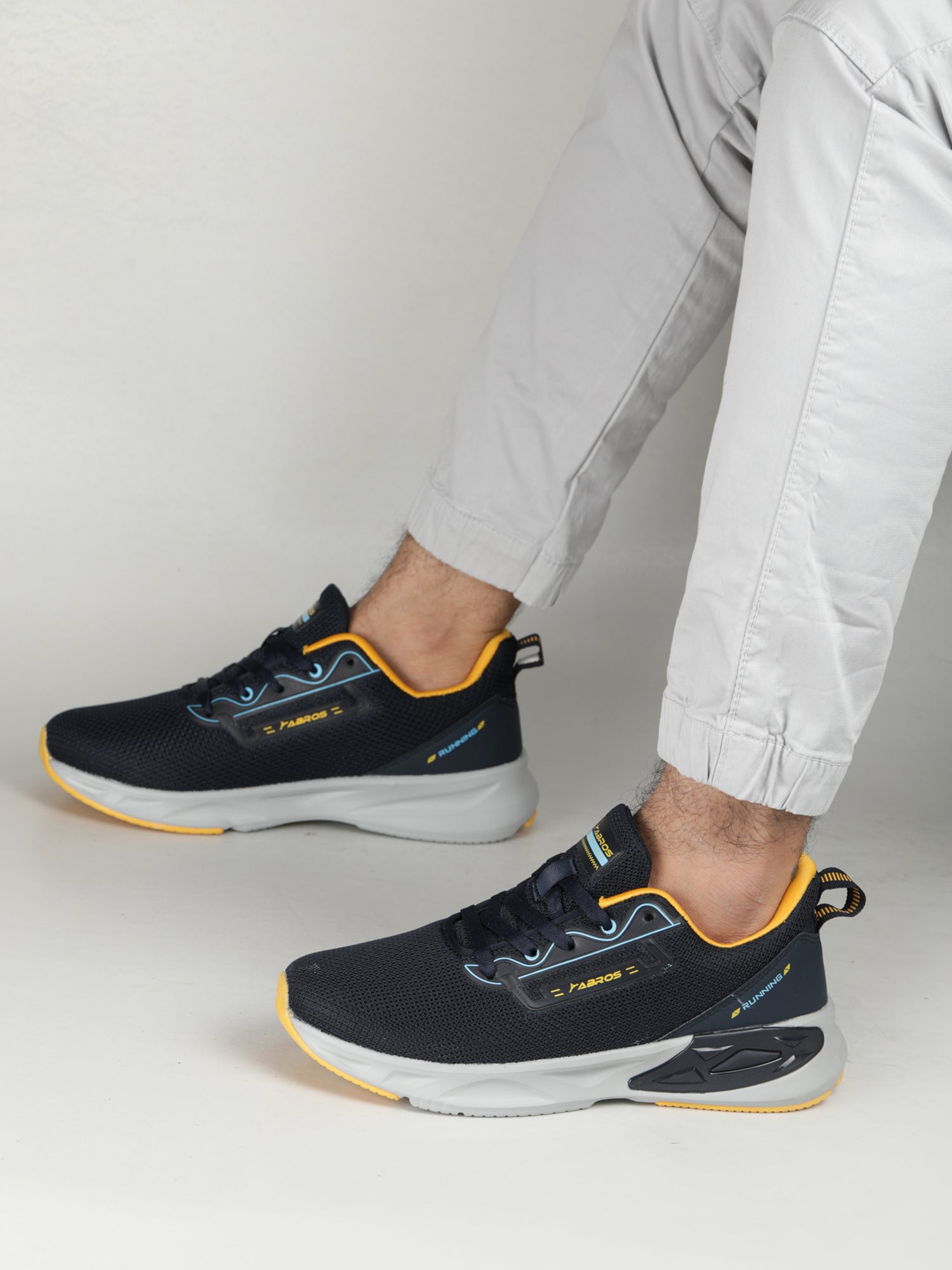 ABROS KRONOS Running Sports Shoes Breathable Upper Memory Foam Insole Casual Walking & Gym Shoes for Mens