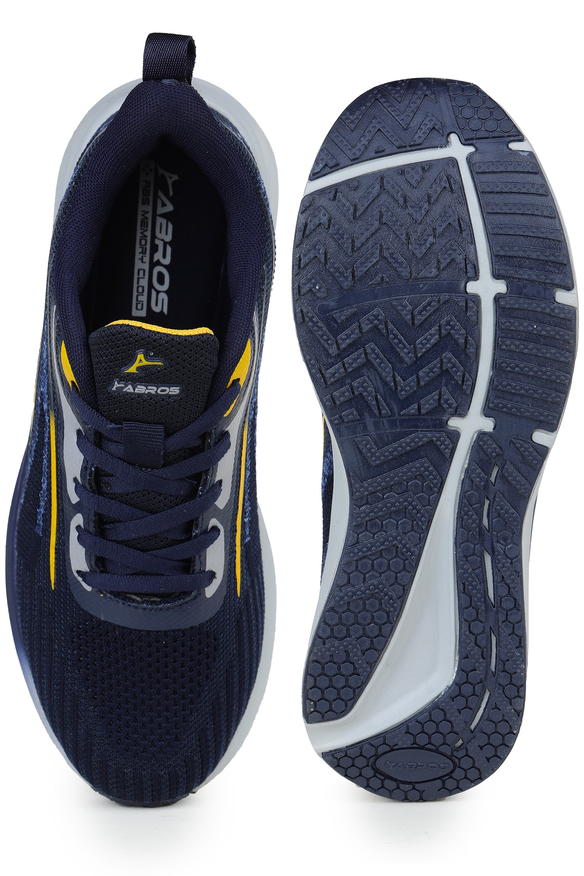 ABROS ALFRED Running Sports Shoes Breathable Upper Memory Foam Insole Casual Walking & Gym Shoes for Mens