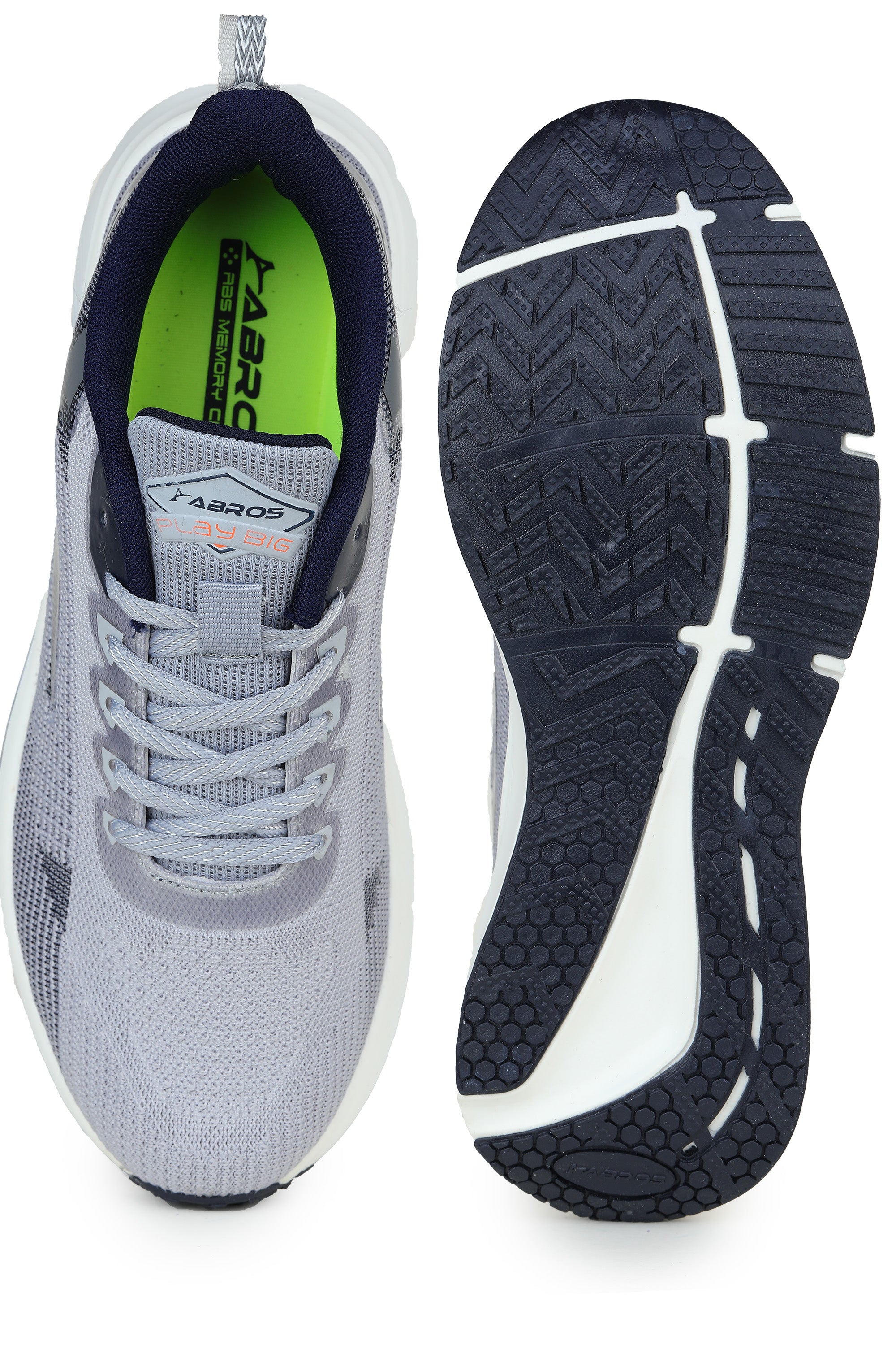 ABROS HARWIN Running Sports Shoes Breathable Upper Memory Foam Insole Casual Walking & Gym Shoes for Mens