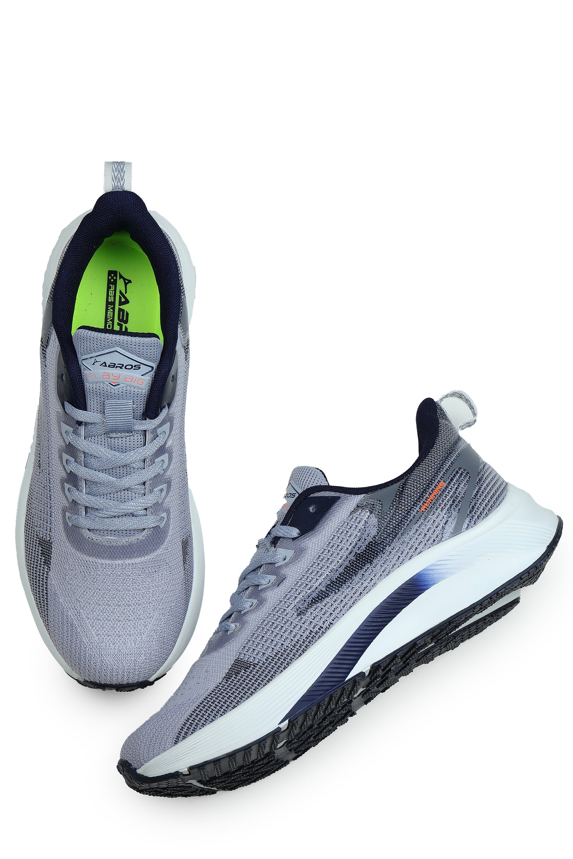 ABROS HARWIN Running Sports Shoes Breathable Upper Memory Foam Insole Casual Walking & Gym Shoes for Mens