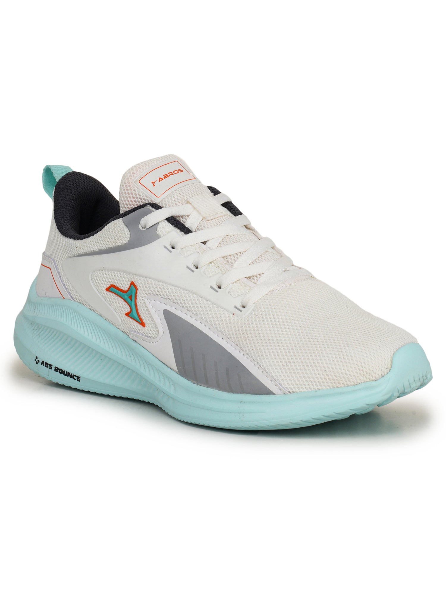 ABROS FROSTBITE Men‚Äôs Sports Shoes for Running, Training & Gym | Lightweight Active Footwear for Daily Workout, Fitness & Outdoor Activities Shoes for Mens (OFFWHITE/MINT)