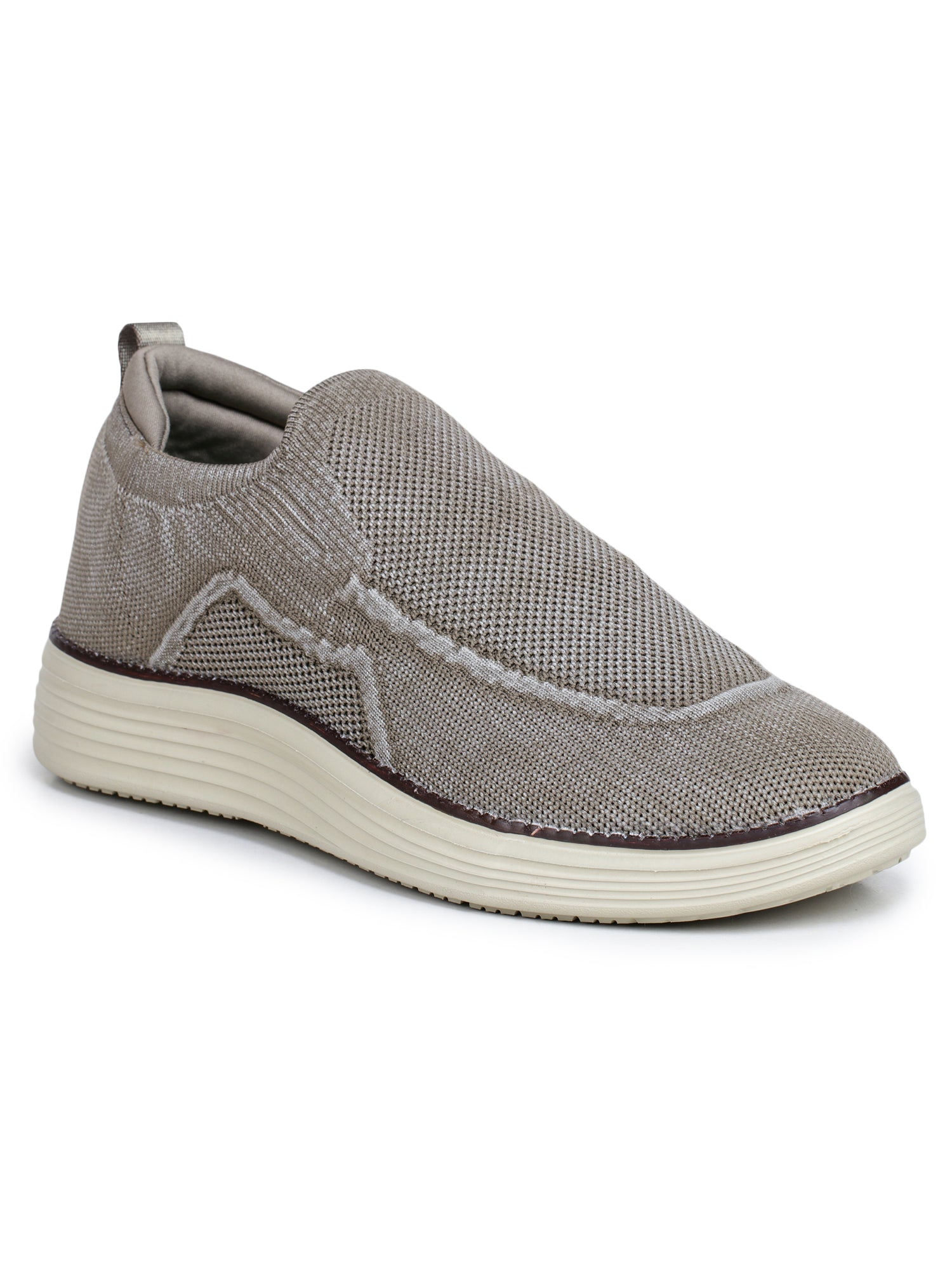 ABROS DANIMOFF Men‚Äôs Casual Sneakers for Daily Wear | Stylish Comfortable Shoes for Work, College, Travel & Everyday Outfits | Lightweight Sneakers for Mens (KHAKI)