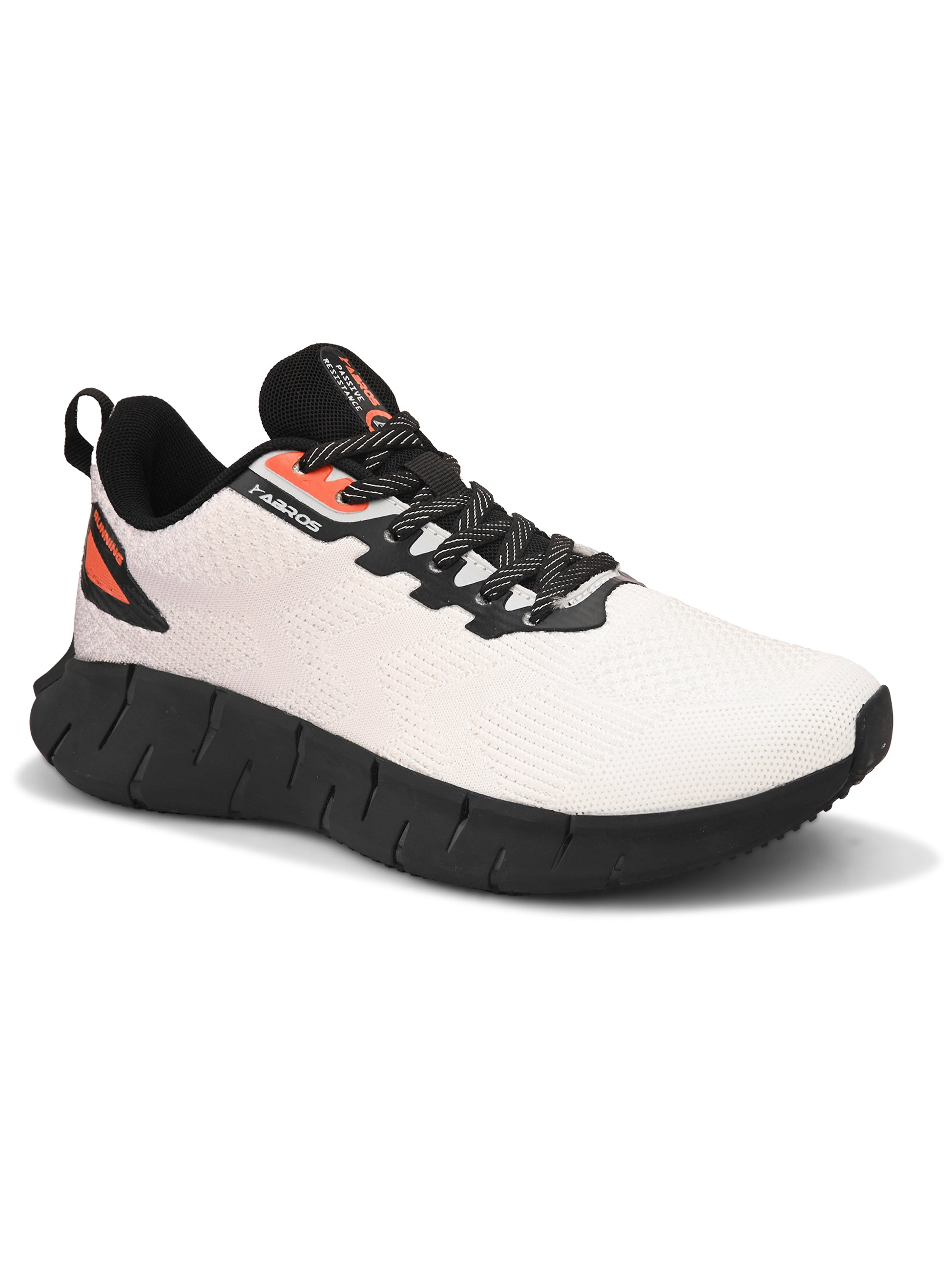 ABROS FRANKEL Men‚Äôs Sports Shoes for Running, Training & Gym | Lightweight Active Footwear for Daily Workout, Fitness & Outdoor Activities Shoes for Mens (L.GREY/BLACK)