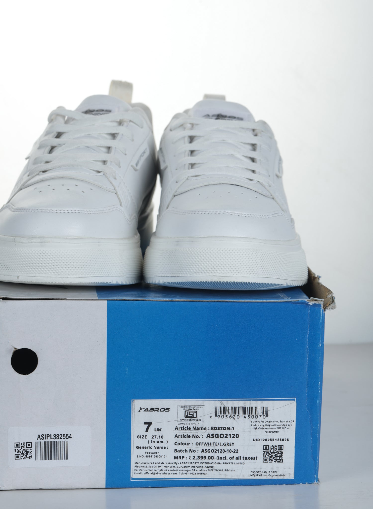 ABROS BOSTON-1 Men’s Sneakers – Sporty Style with All-Day Comfort