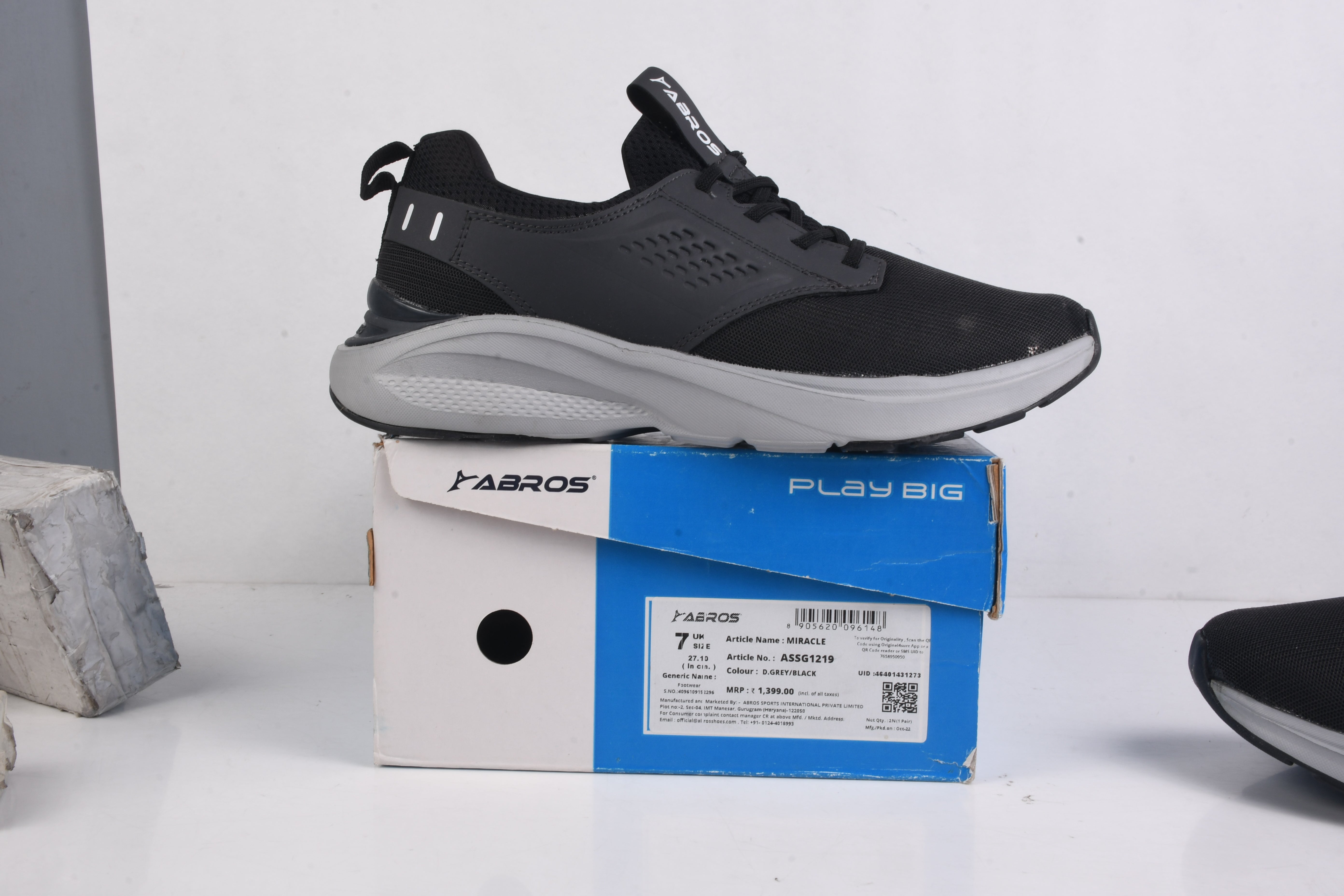 ABROS PRIMAL Running Sports Shoes Breathable Upper Memory Foam Insole Casual Walking & Gym Shoes for Mens