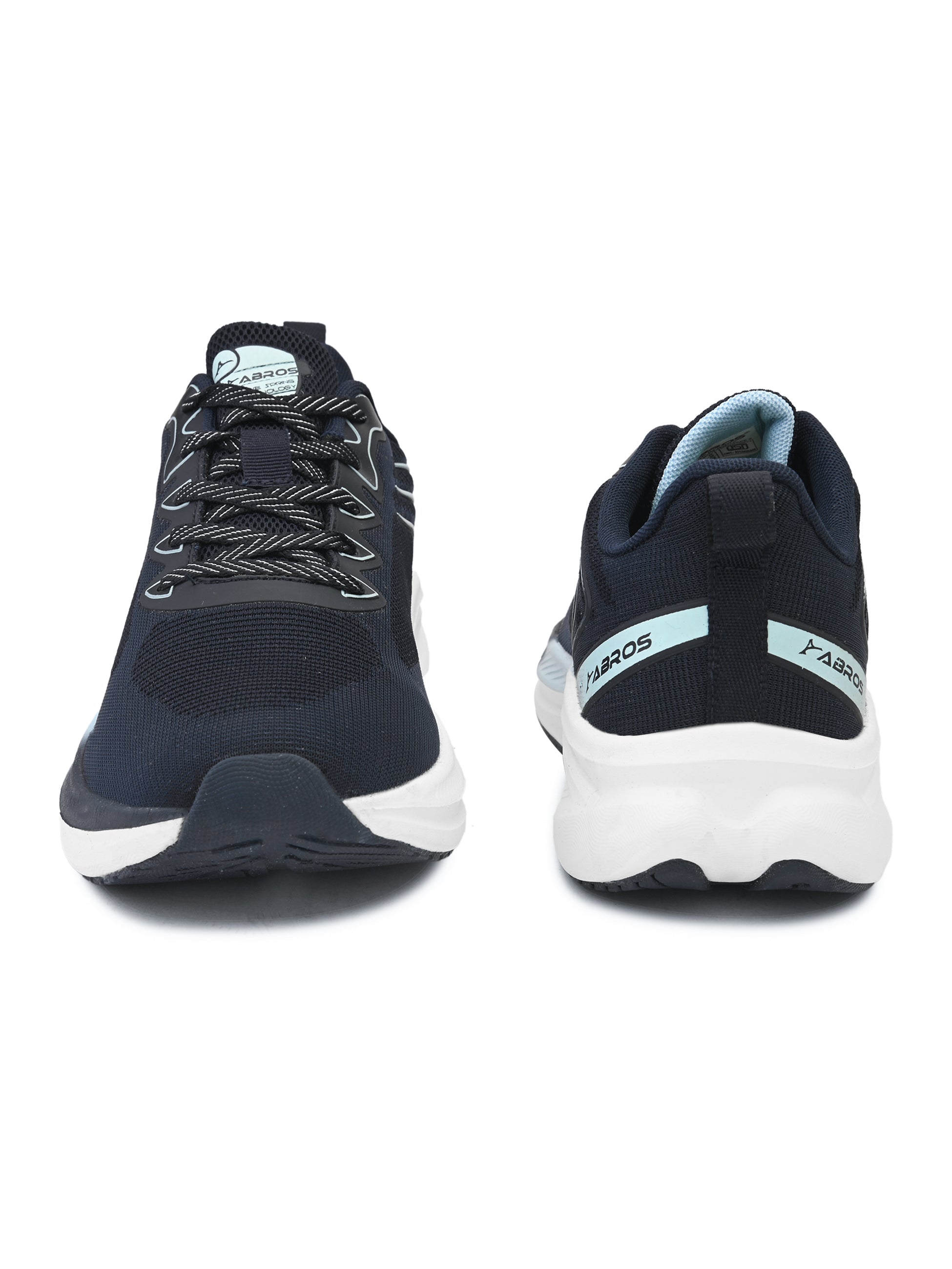 ABROS MIZAR Men‚Äôs Sports Shoes for Running, Training & Gym | Lightweight Active Footwear for Daily Workout, Fitness & Outdoor Activities Shoes for Mens (NAVY/ICE BLUE)
