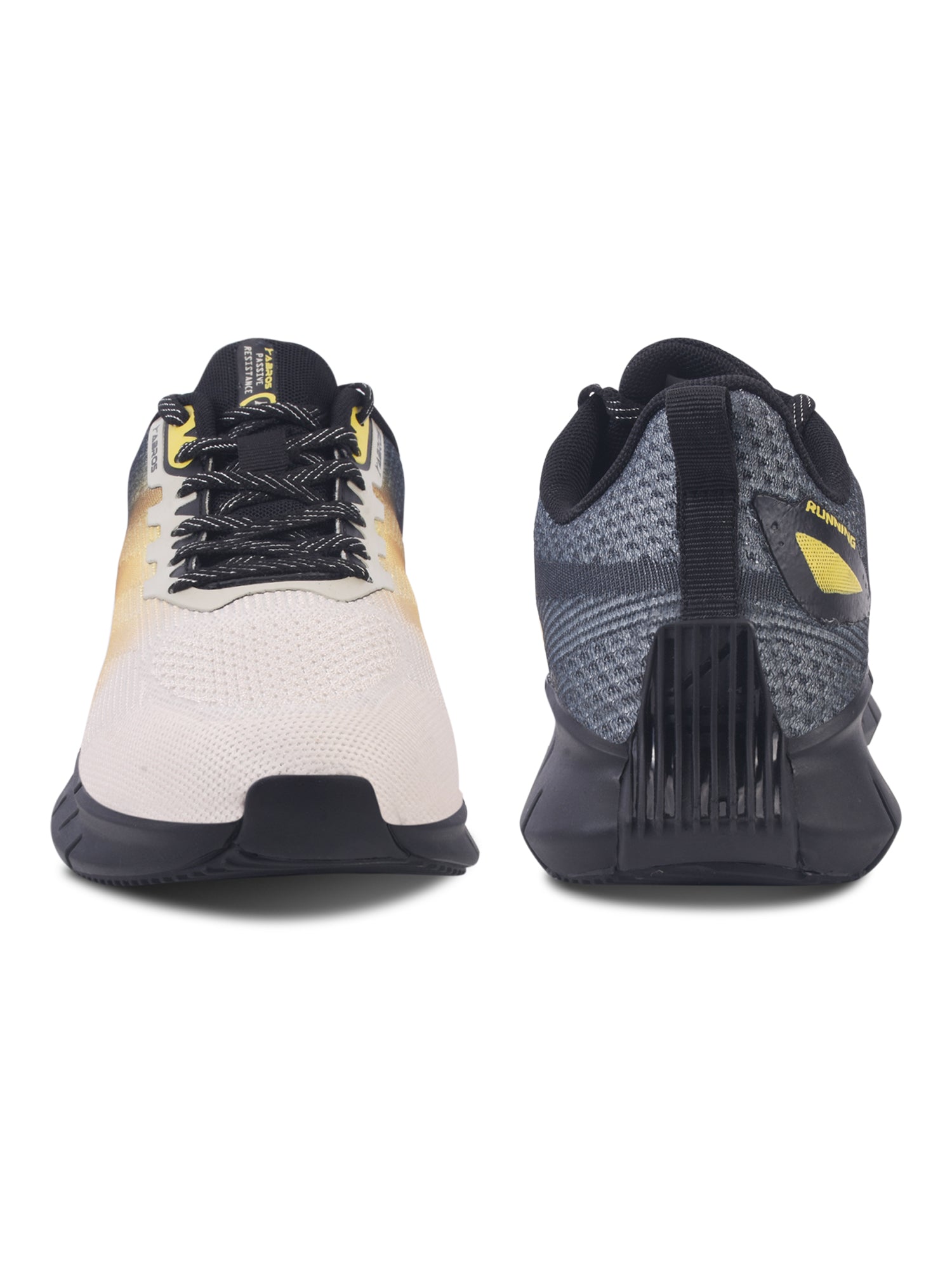 ABROS FRANKEL Men‚Äôs Sports Shoes for Running, Training & Gym | Lightweight Active Footwear for Daily Workout, Fitness & Outdoor Activities Shoes for Mens (L.BEIGE/BLACK)