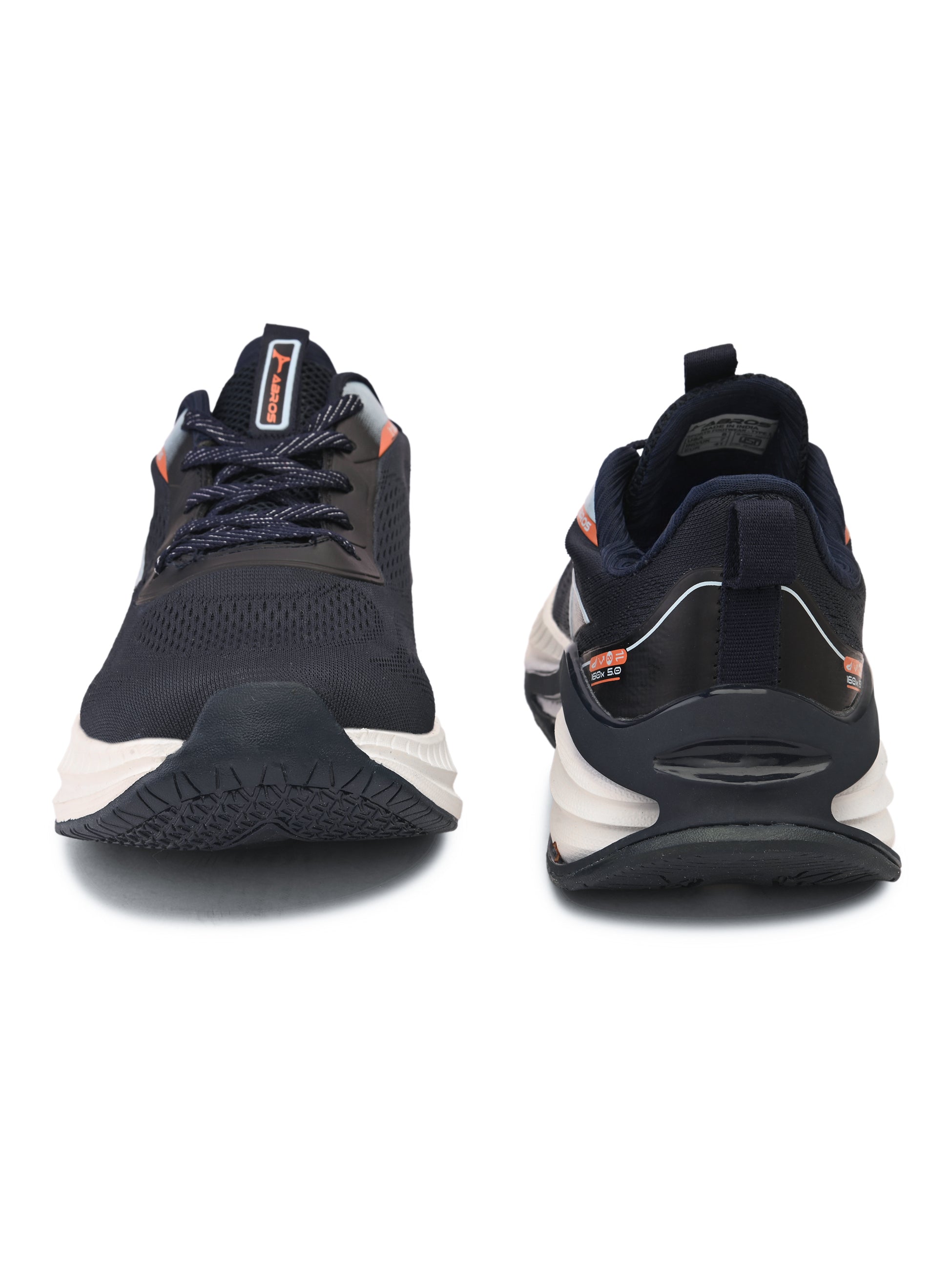 ABROS ERIK Men‚Äôs Sports Shoes for Running, Training & Gym | Lightweight Active Footwear for Daily Workout, Fitness & Outdoor Activities Shoes for Mens (NAVY/ICE BLUE)