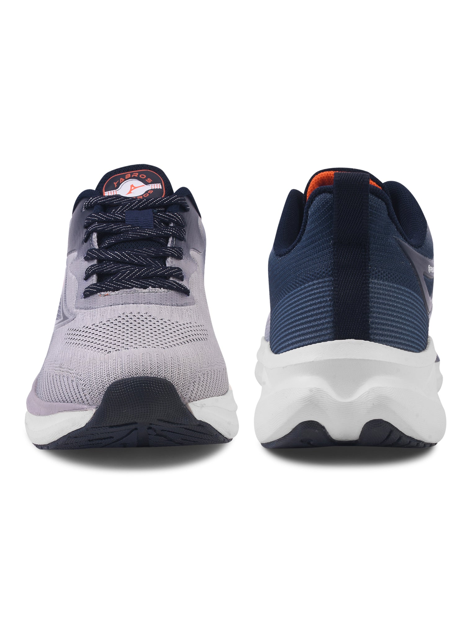 ABROS PROCY Men‚Äôs Sports Shoes for Running, Training & Gym | Lightweight Active Footwear for Daily Workout, Fitness & Outdoor Activities Shoes for Mens (L.GREY/NAVY)