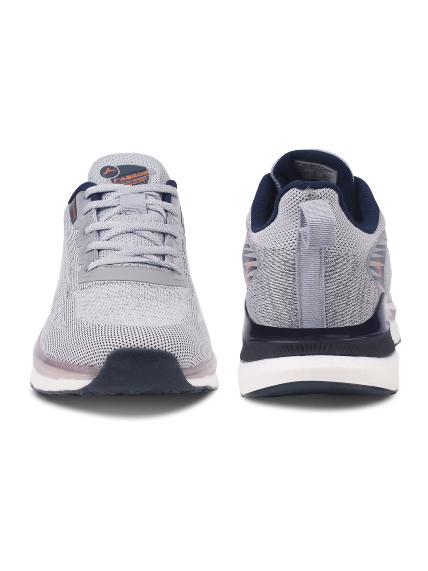 ABROS STEVE Men‚Äôs Sports Shoes for Running, Training & Gym | Lightweight Active Footwear for Daily Workout, Fitness & Outdoor Activities Shoes for Mens (L.GREY/NAVY)
