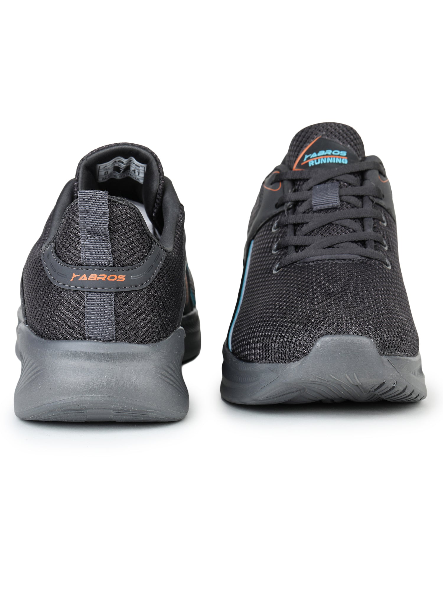 ABROS INFERNO Men‚Äôs Sports Shoes for Running, Training & Gym | Lightweight Active Footwear for Daily Workout, Fitness & Outdoor Activities Shoes for Mens (D.GREY/ORANGE)