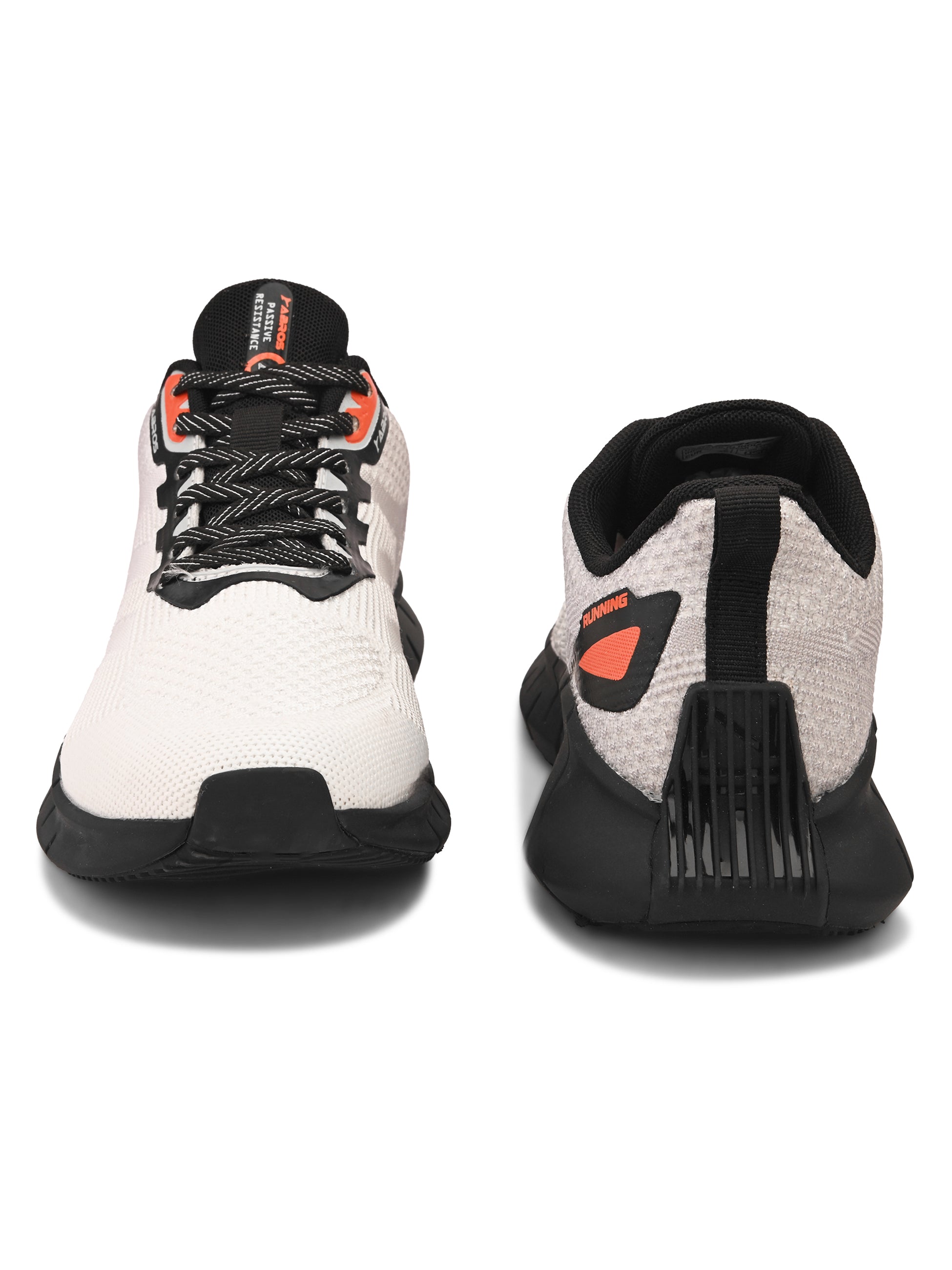 ABROS FRANKEL Men‚Äôs Sports Shoes for Running, Training & Gym | Lightweight Active Footwear for Daily Workout, Fitness & Outdoor Activities Shoes for Mens (L.GREY/BLACK)