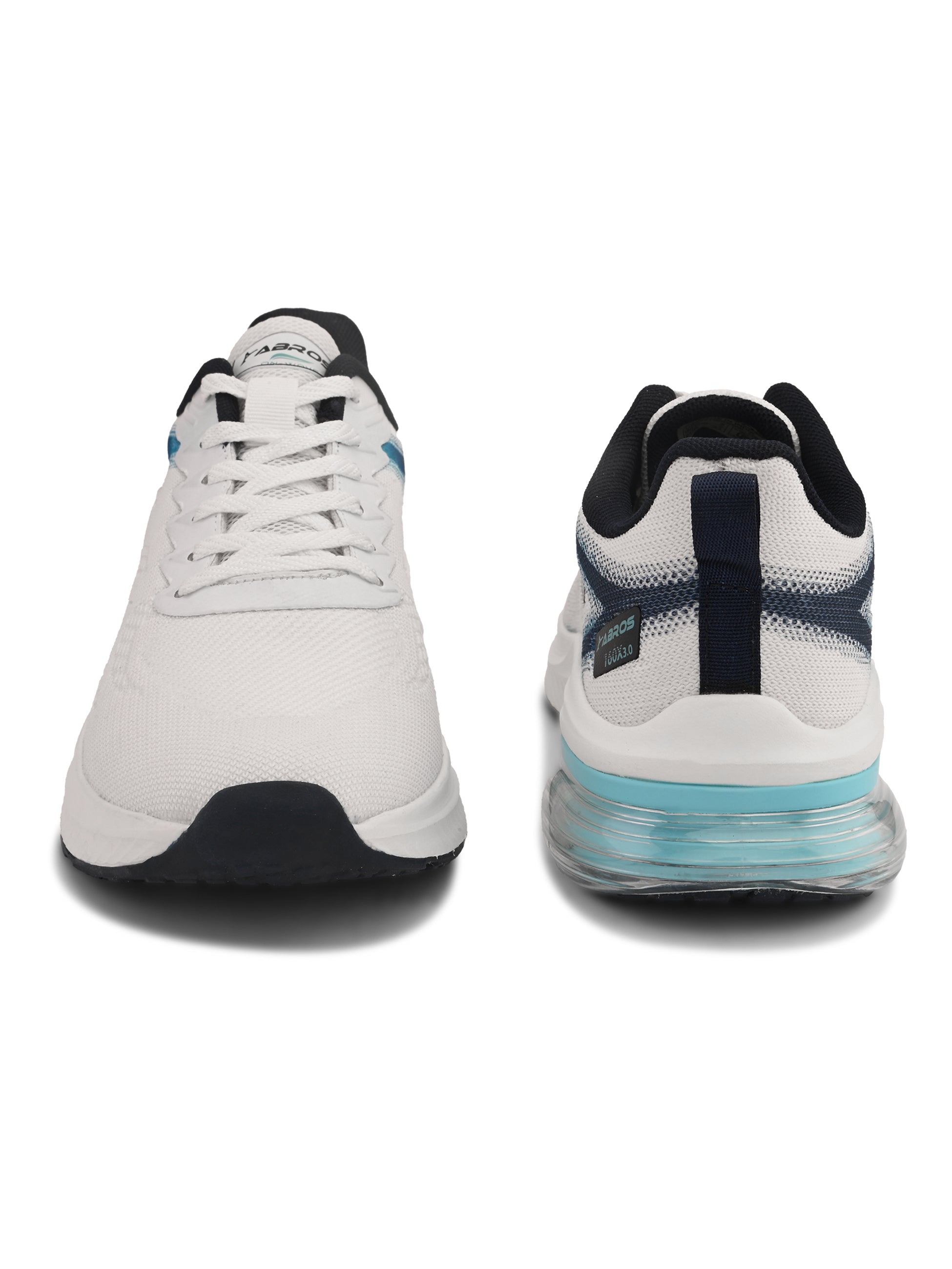 ABROS RANKIN Men‚Äôs Sports Shoes for Running, Training & Gym | Lightweight Active Footwear for Daily Workout, Fitness & Outdoor Activities Shoes for Mens (WHITE/NAVY)