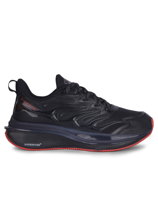 ABROS CHOICE ASSG1370 BLACK/RED SPORTS SHOES STUCK ON GENTS