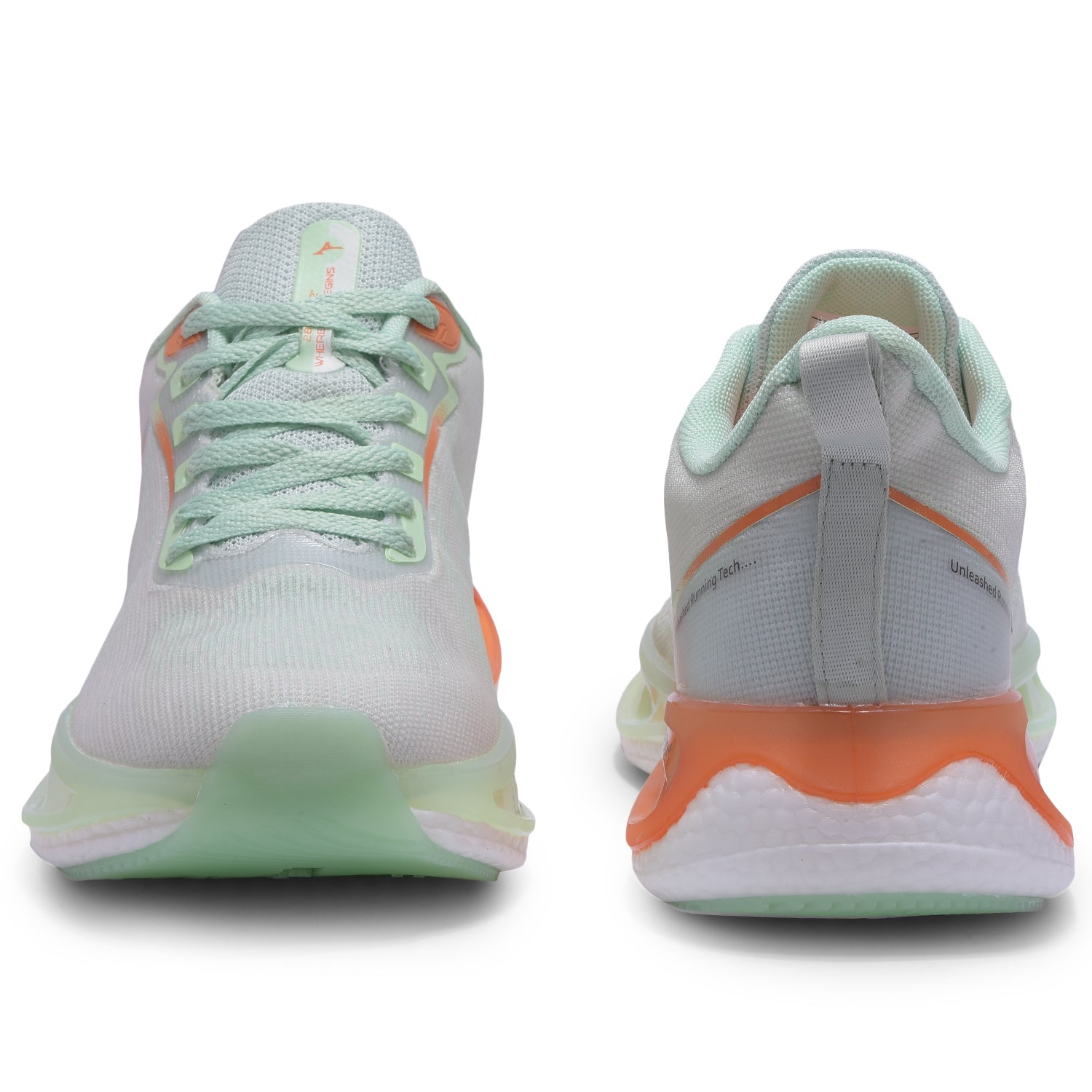 Blaster ASSG1367 ICE GREEN/ORANGE Mens Sports Shoes