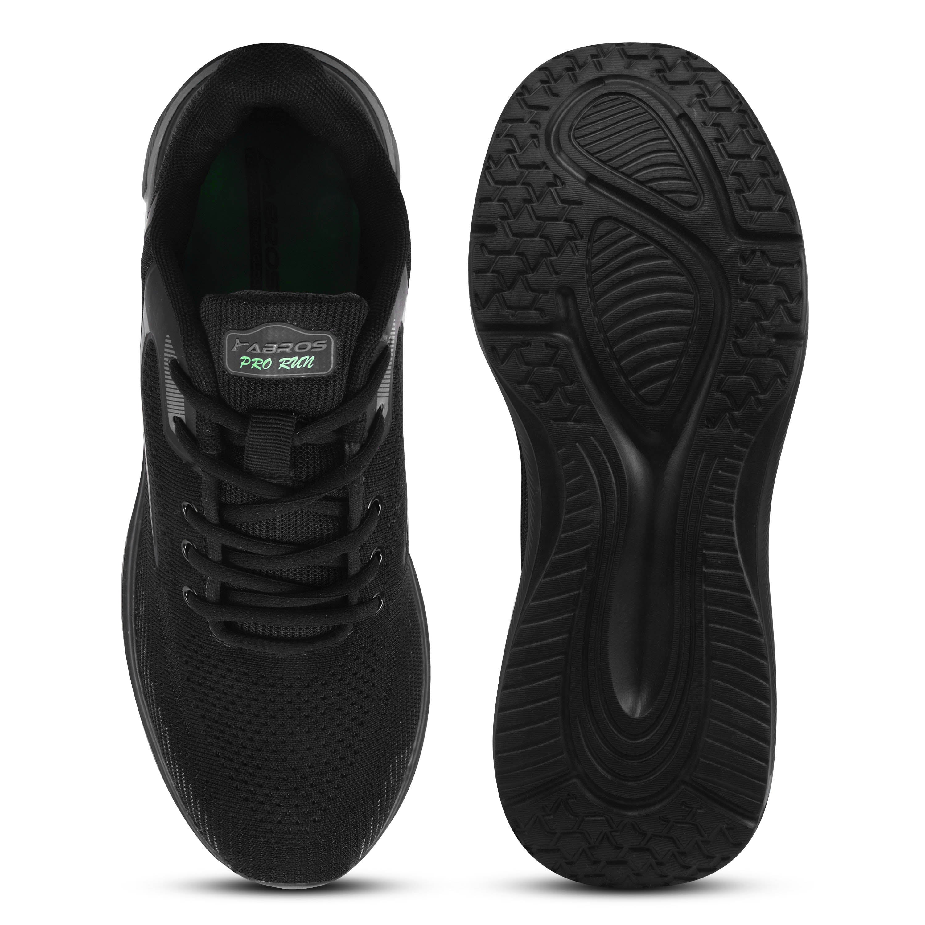 ABROS HUMOR Men‚Äôs Sports Shoes for Running, Training & Gym | Lightweight Active Footwear for Daily Workout, Fitness & Outdoor Activities Shoes for Mens (BLACK/D.GREY)